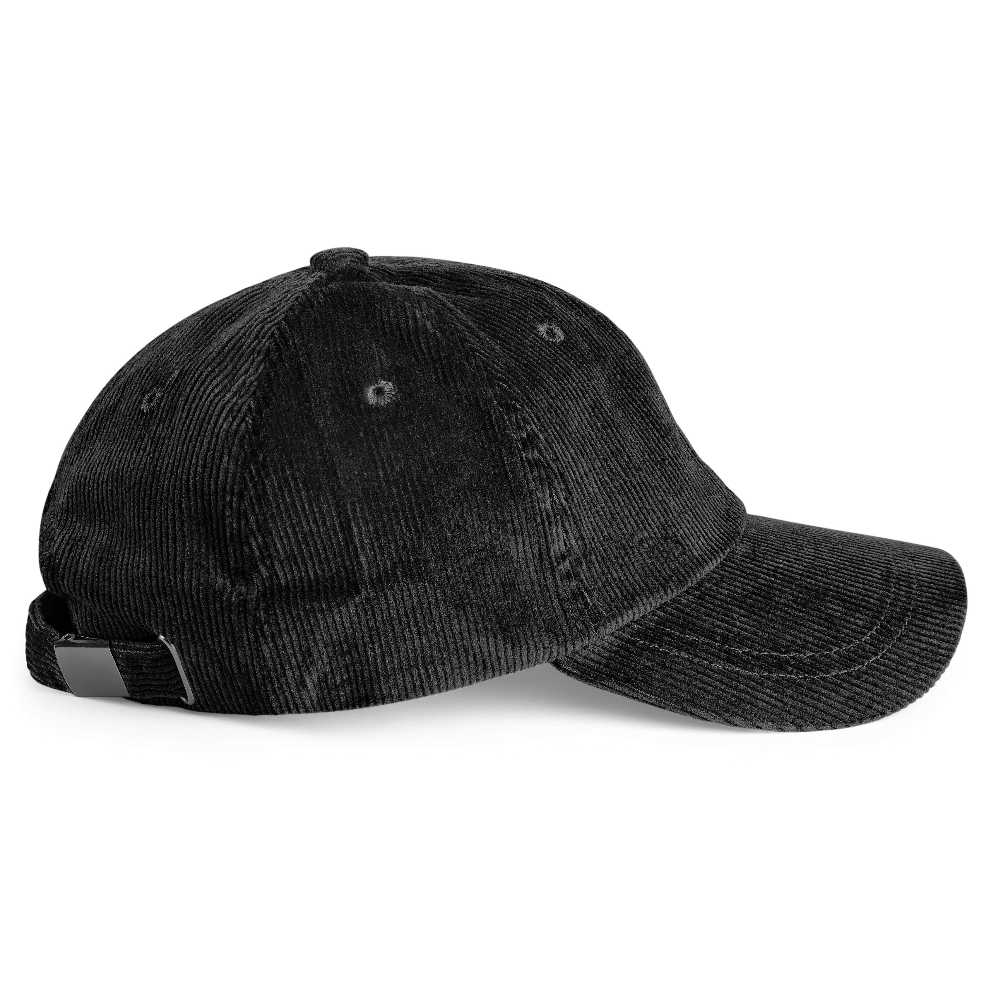 Lacuna | Sort Fløjl Baseball Cap - 3