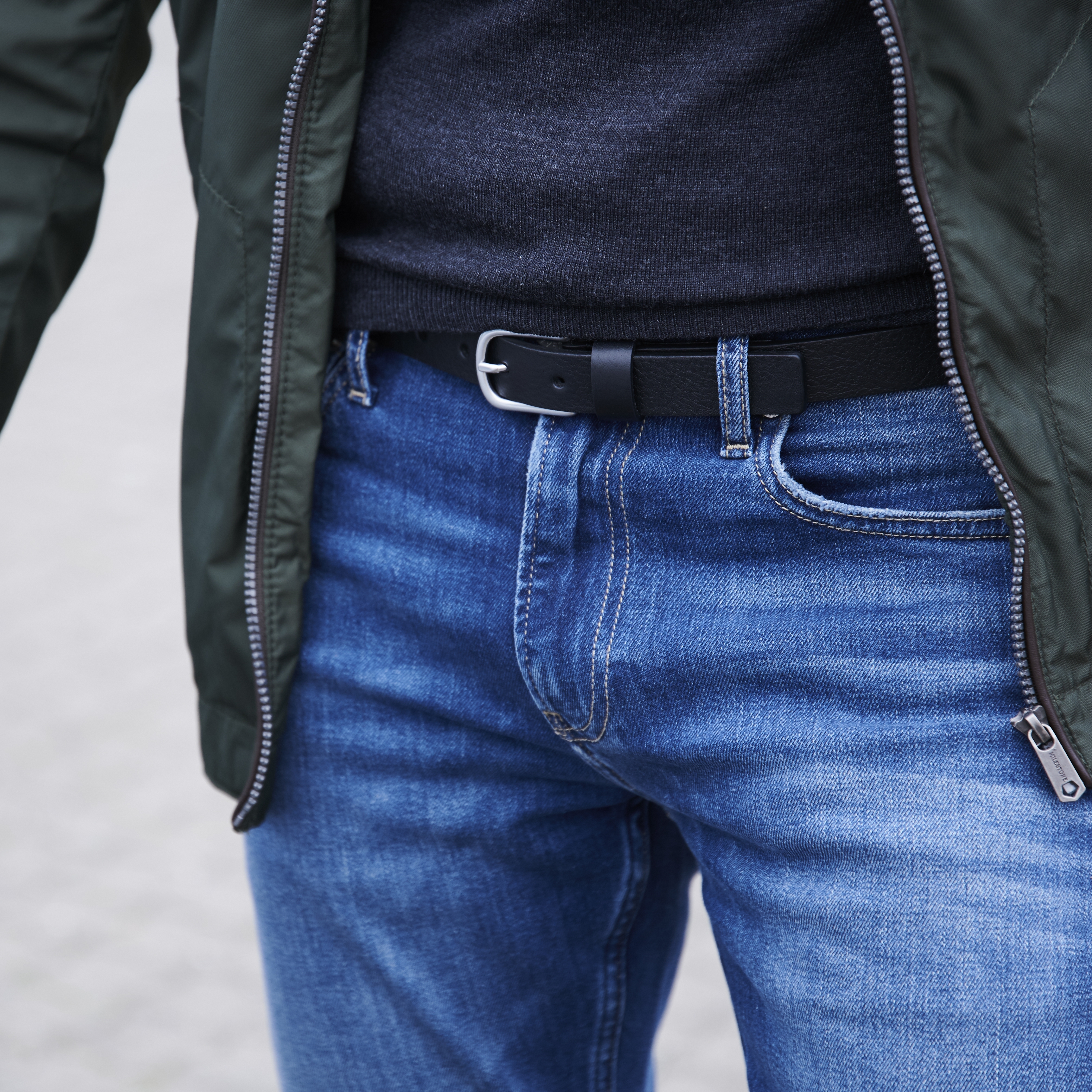 Musta Farren-nahkavyö - 4