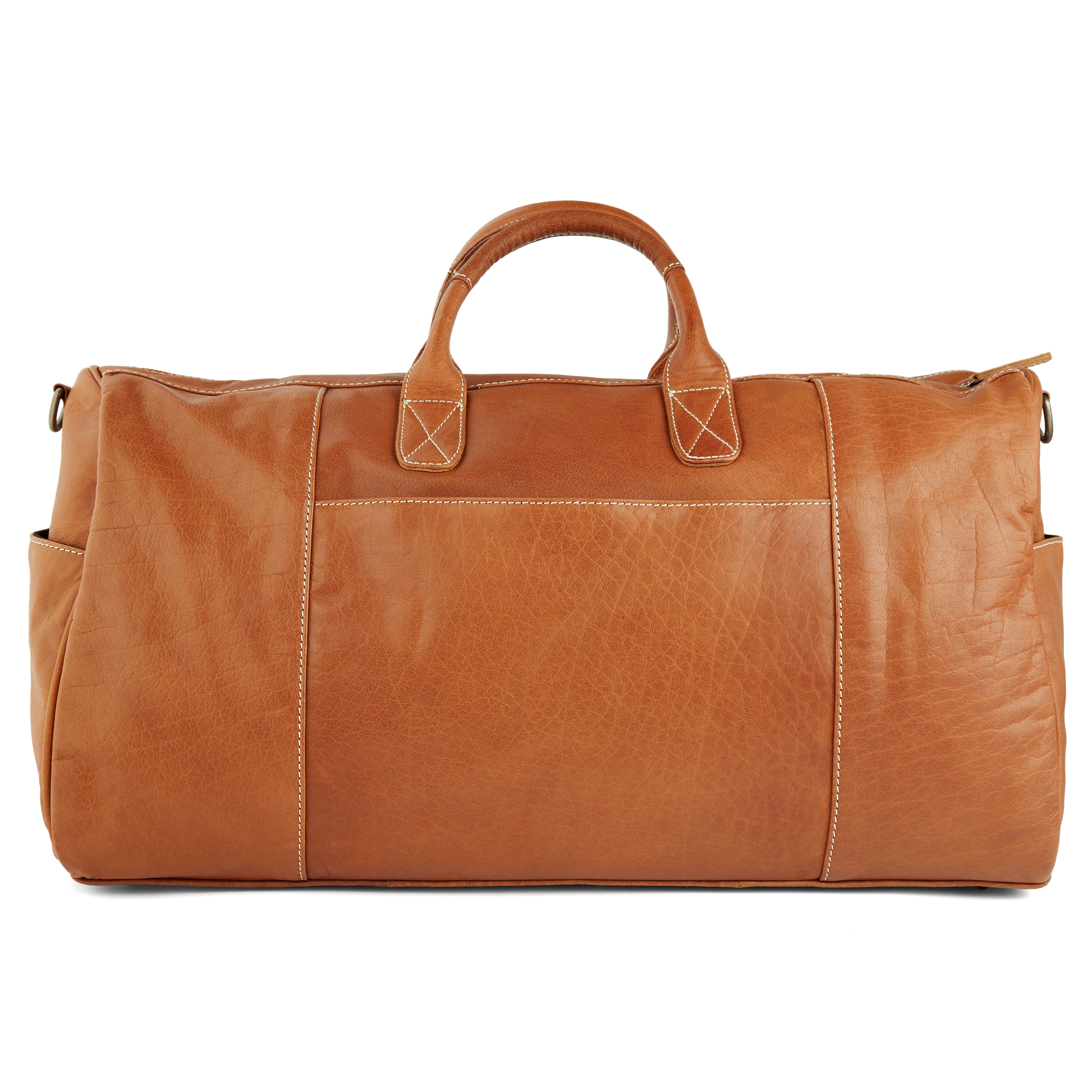 Oxford Classic Tan Weekender Leather Bag - 2