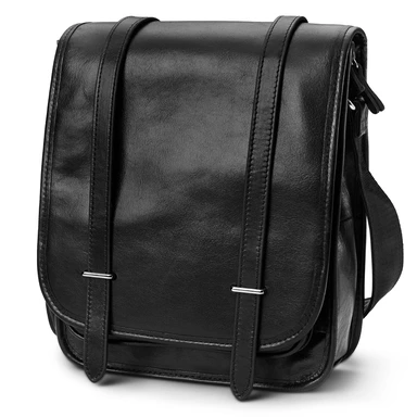 Schwarze Leder Satchel Tasche Schwarze Leder Satchel Tasche