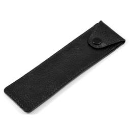 Slim Black Straight Razor Leather Case