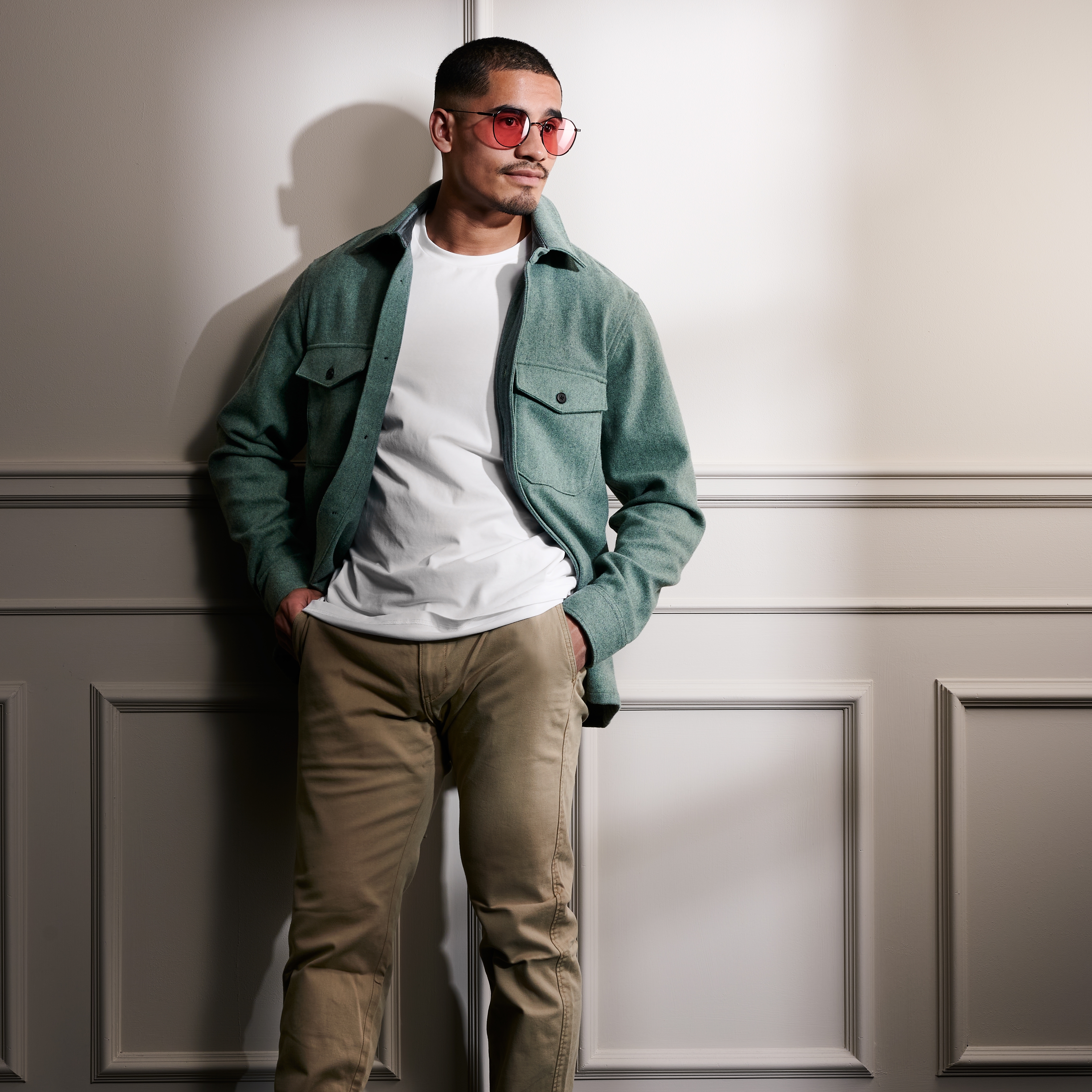 Sonnenbrille Schwarz & Rot Willem Thea  - 5