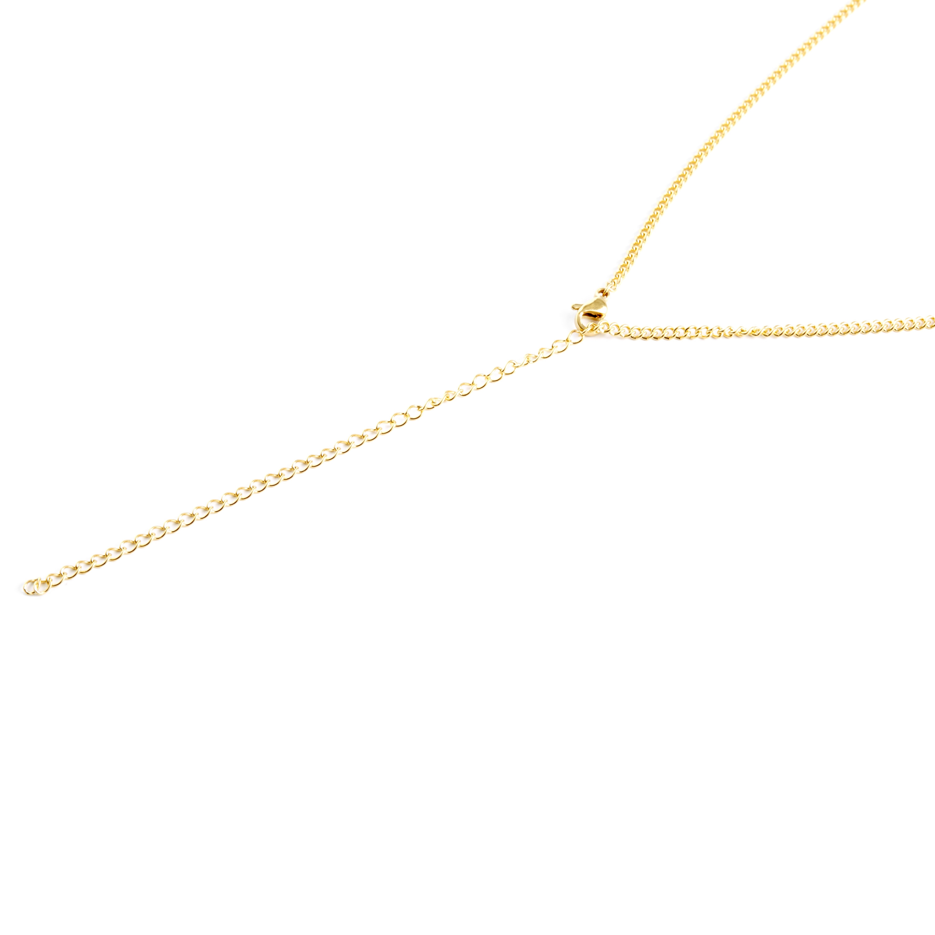 Златисто колие с череп - 3