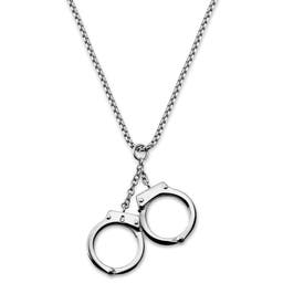 Egan | Silver-Tone Stainless Steel Handcuff Box Chain Necklace