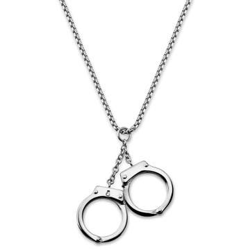 Egan | Silver-tone Handcuff Necklace