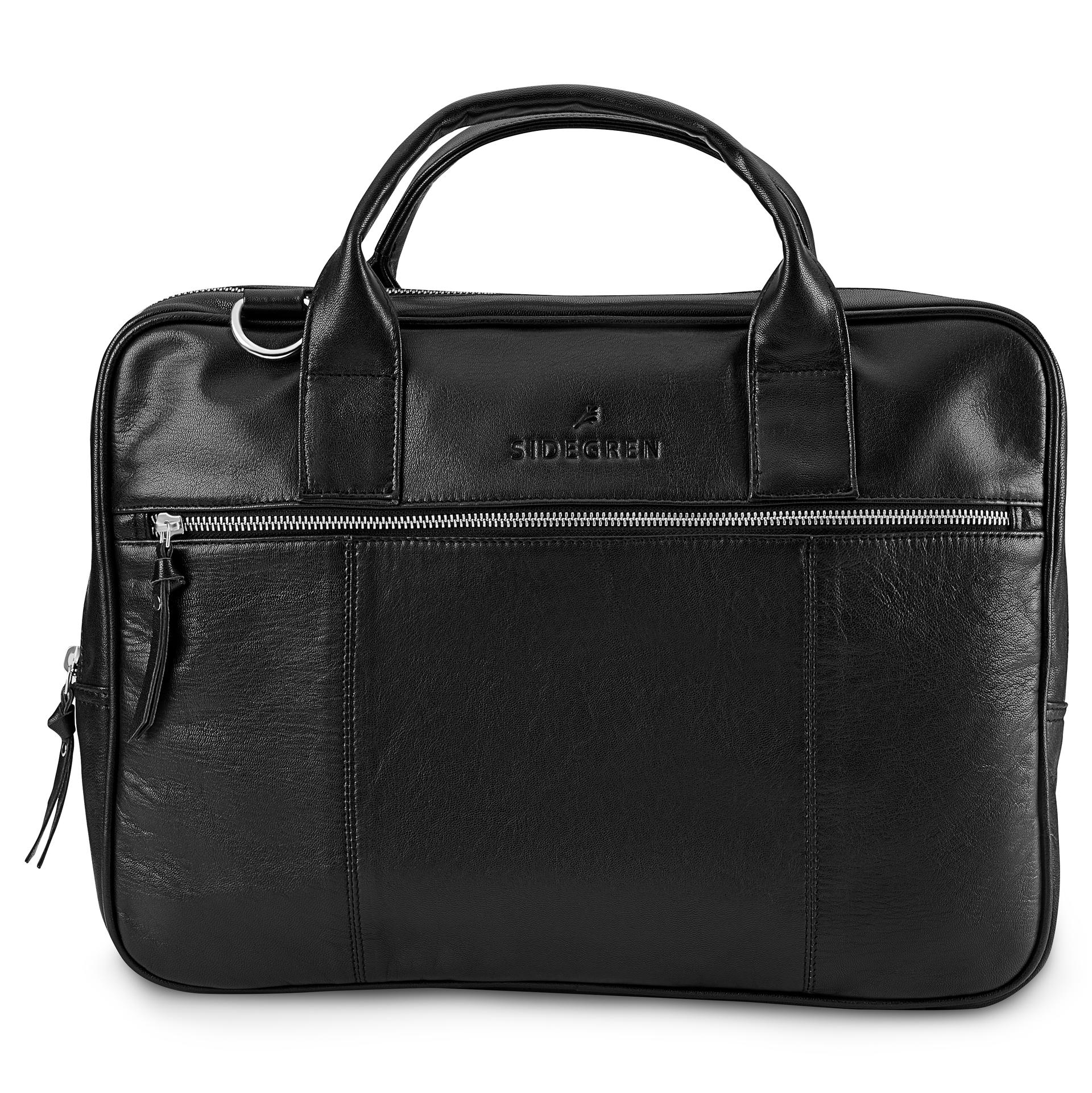 Fidei Schwarzes Vollnarben Ziegenleder Laptoptasche Auf Lager fidei-schwarzes-vollnarben-ziegenleder-laptoptasche-auf-lager