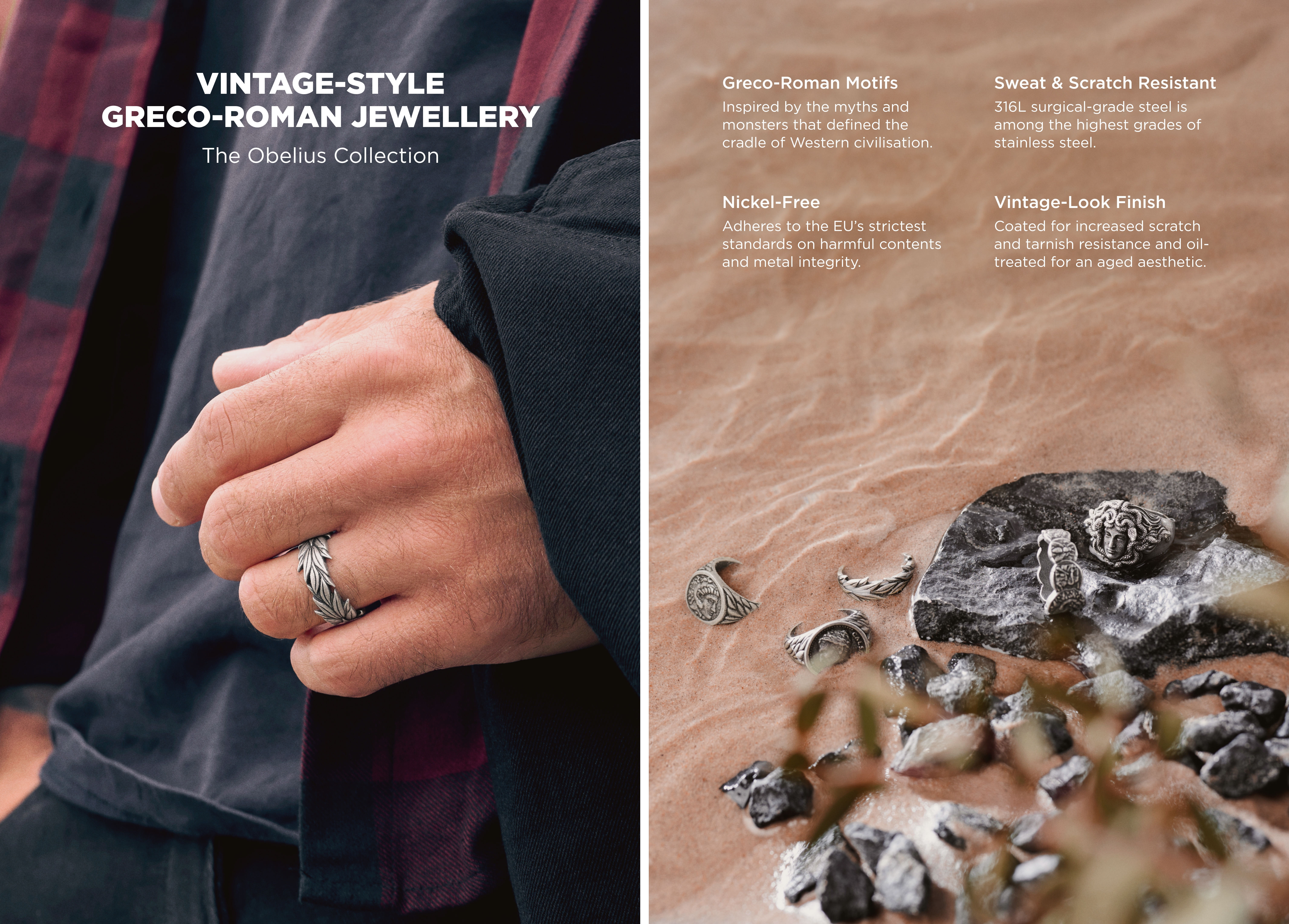 Obelius | Vintage Silver-tone Laurel Wreath Ring | In stock Obelius | Vintage Silver-tone Laurel Wreath Ring | In stock