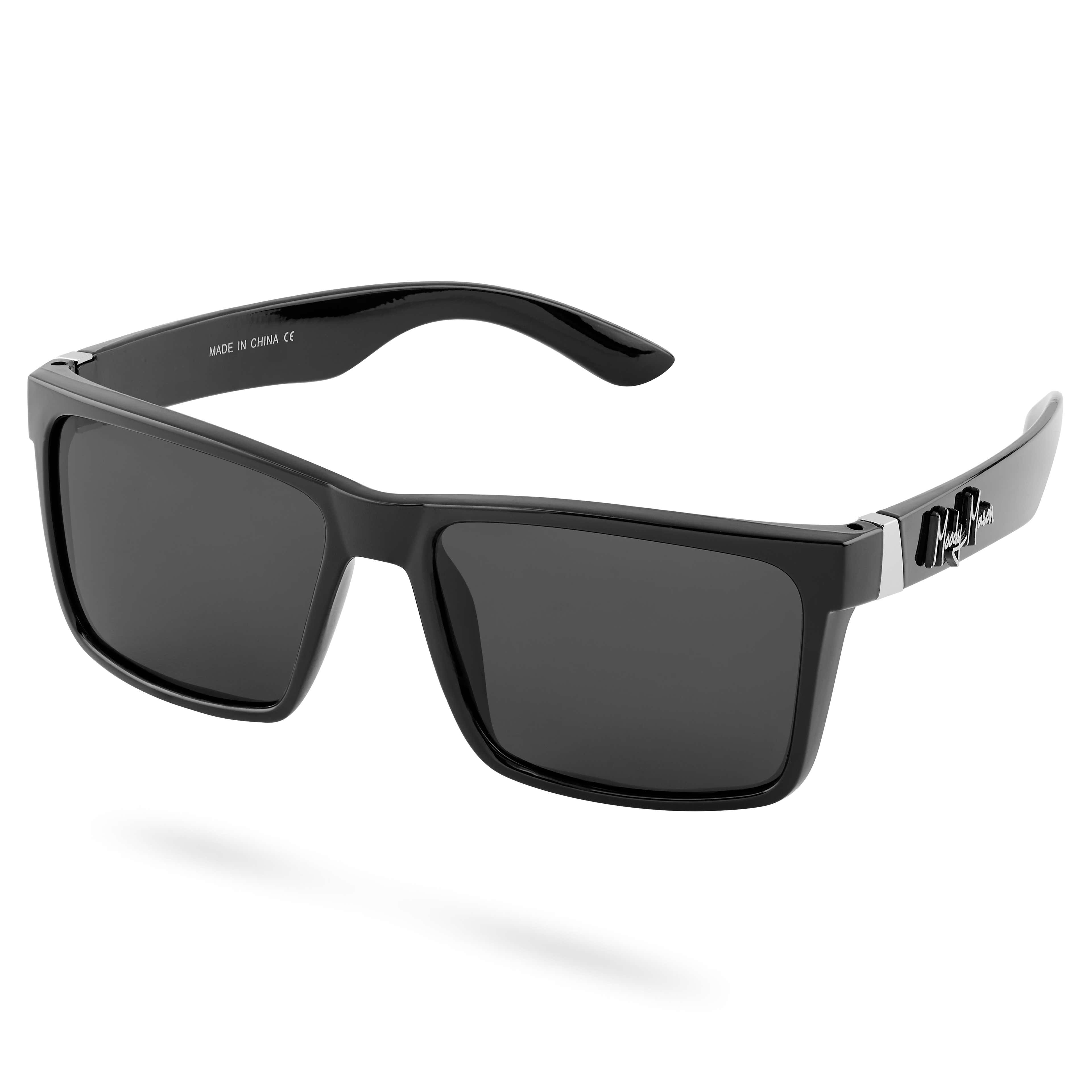 Maurice Verge Black & Grey Polarized Sunglasses