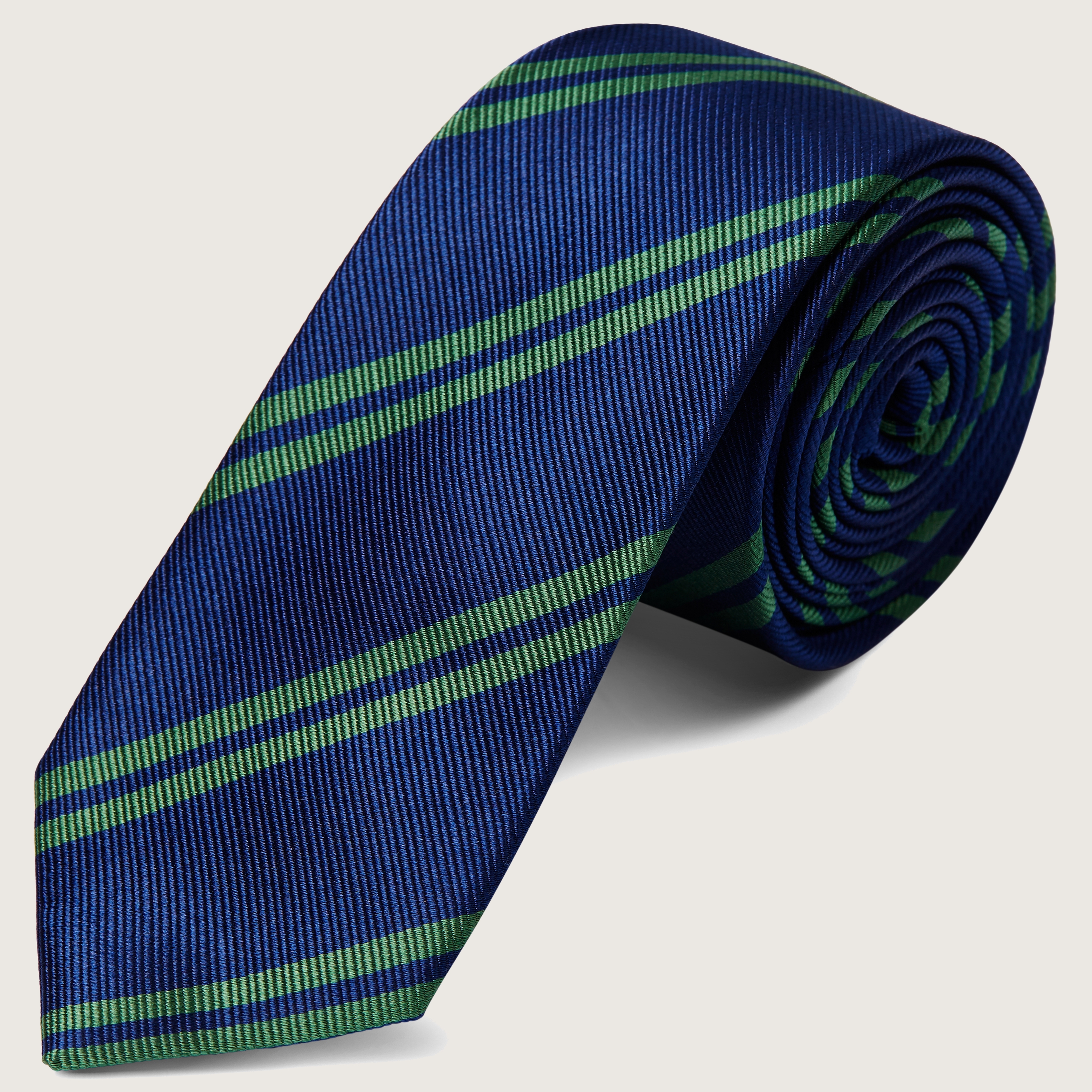 Cravate Paul Smith MAINLINE Grise à Rayures - Lame 6 Cm - Soie Et Coton - Made In Italy - Neuf Avec étiquettes