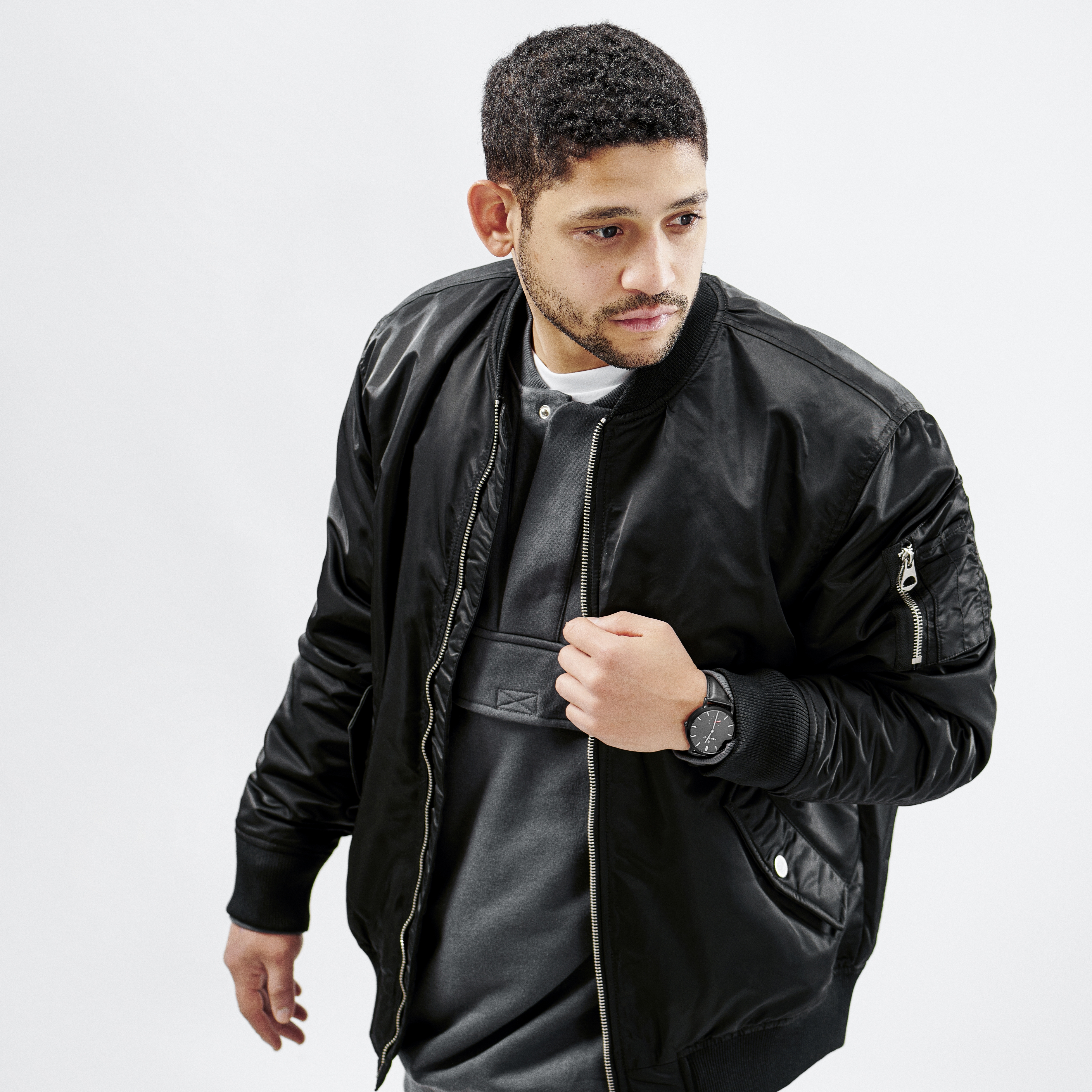 Aether Isaac Minimalist Black & Red Watch - 5