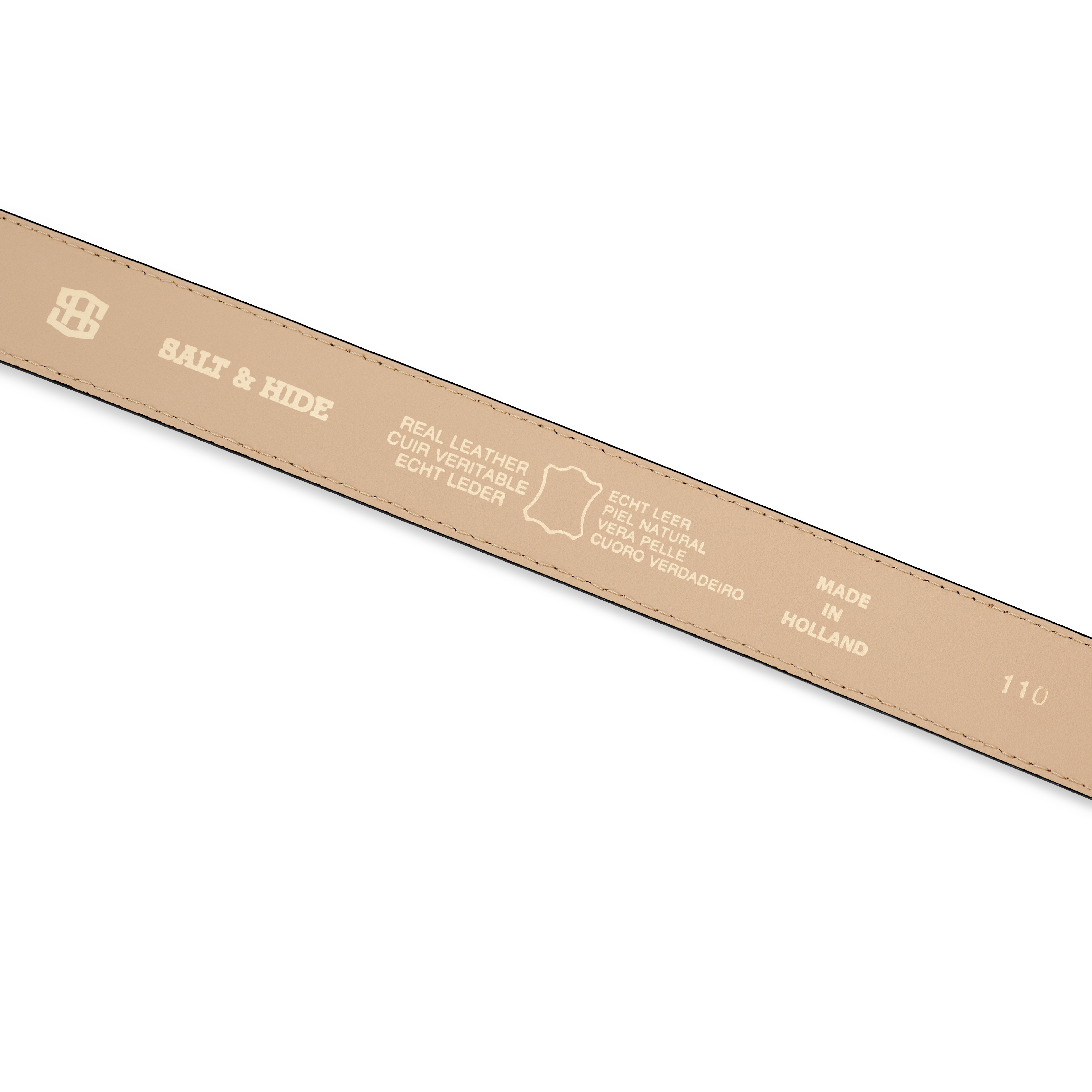 Classic Tan Suede Leather Belt - 4