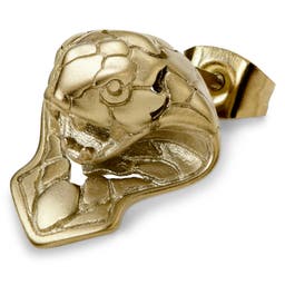 Jax Gold-Tone Stainless Steel Cobra Earring