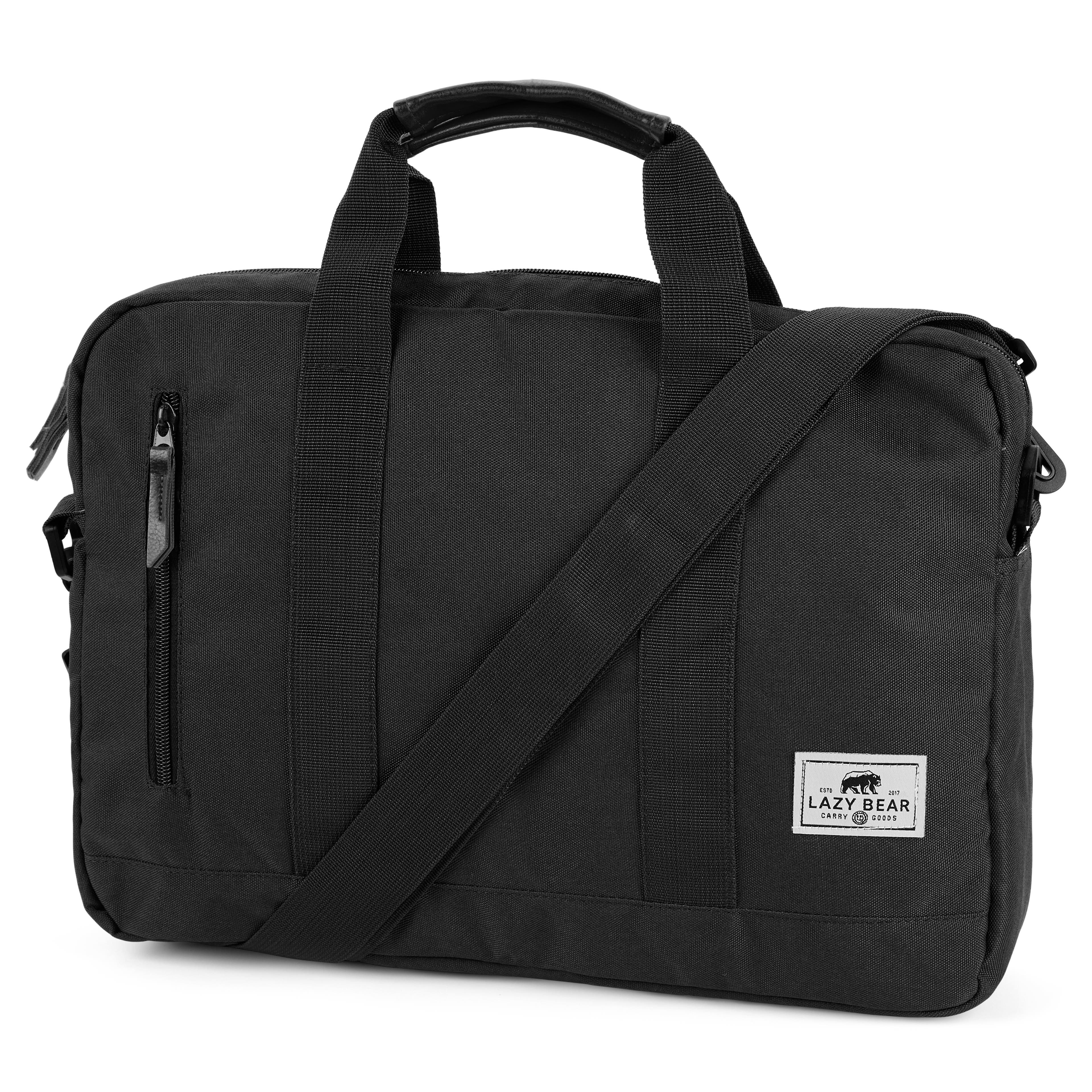 Logan Black Laptop Bag