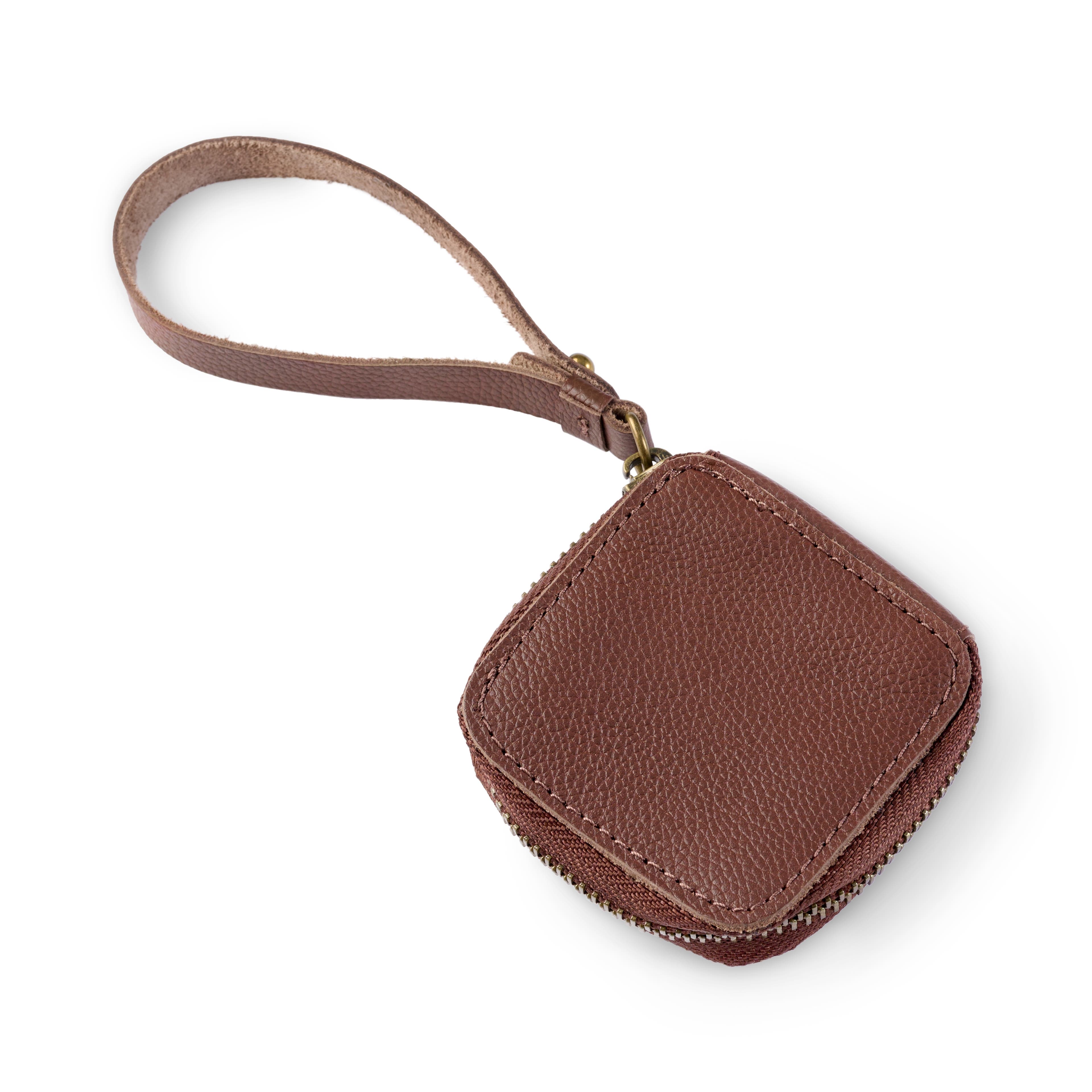 Personalized Small Leather Pouch Engraved Mini Coin Purse 