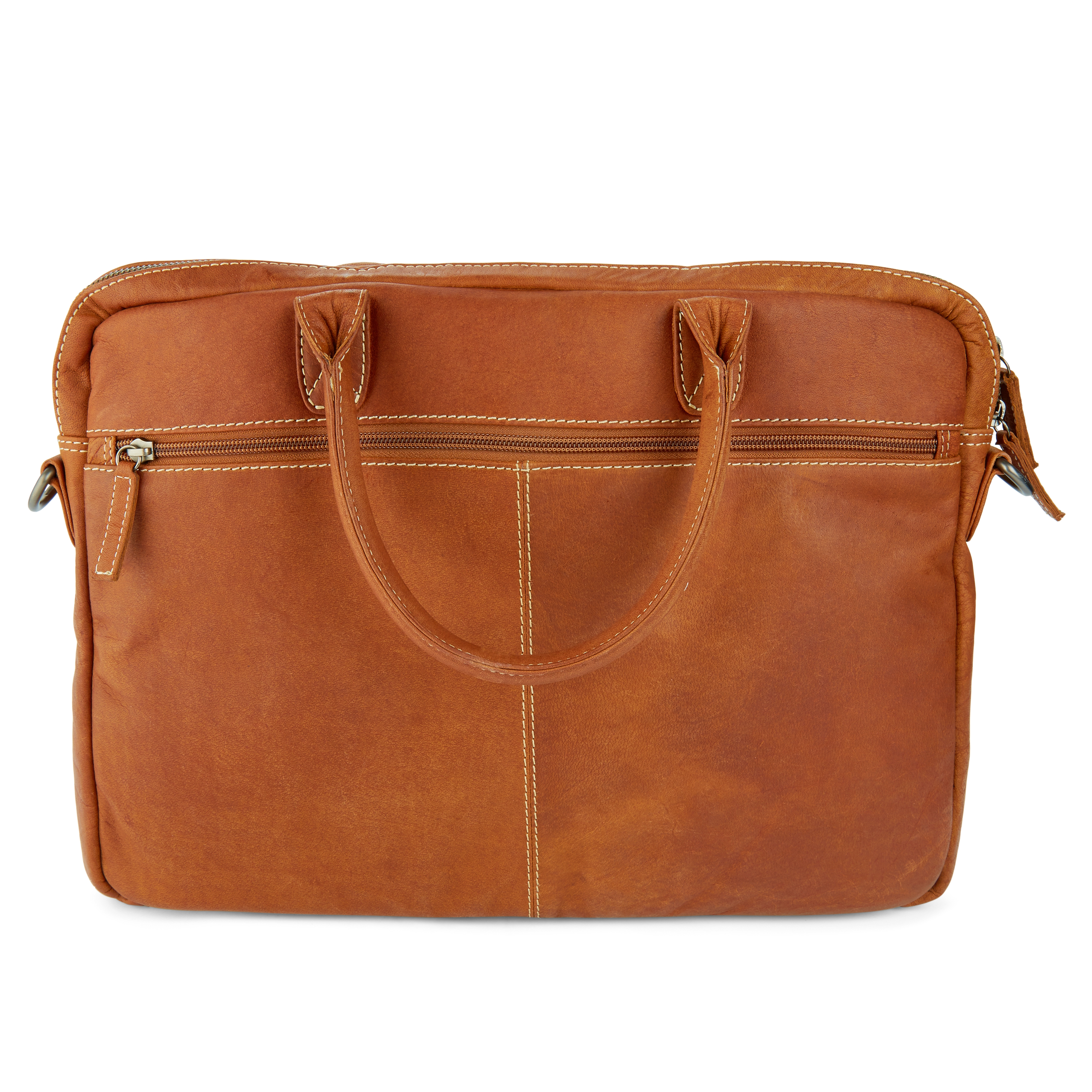 Oxford Computertaske i Tan Læder - 3