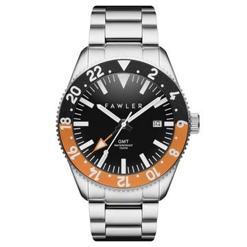 Métier II | Orange Stainless Steel GMT Watch Métier II | Orange Stainless Steel GMT Watch