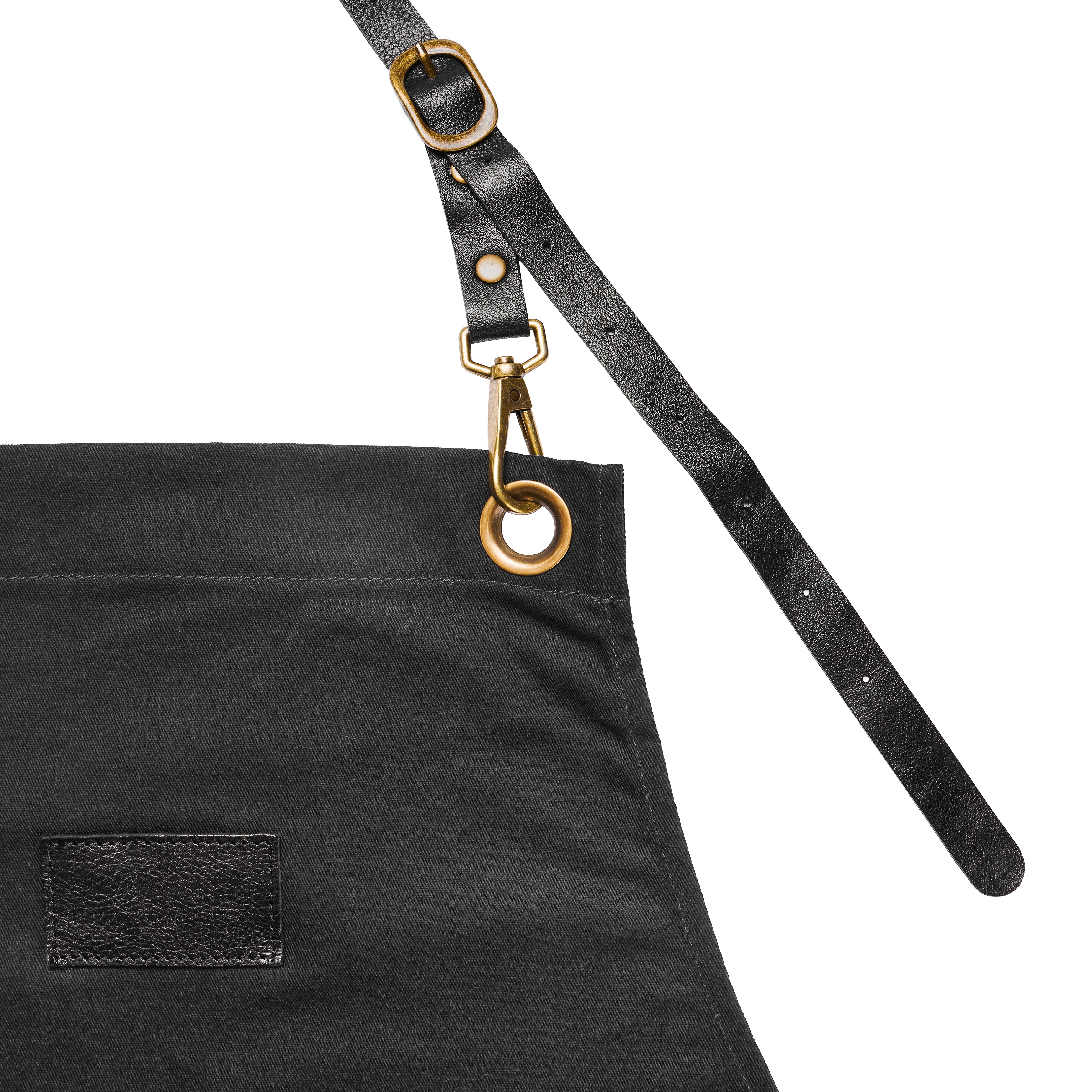 Schürze | Schwarz Baumwolle - 3