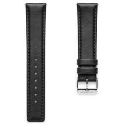 Solis | Black Vegan Leather Watch Straps