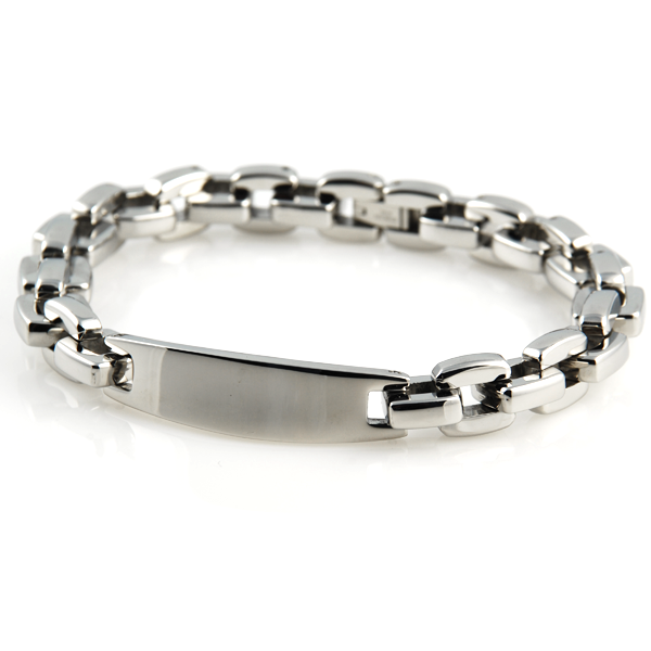 Blankt Klassisk Stålarmbånd - 2