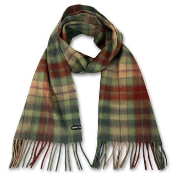 Highlands | Πράσινο & κόκκινο καρό μάλλινο κασκόλ τύπου hunting Highlands | Πράσινο & κόκκινο καρό μάλλινο κασκόλ τύπου hunting