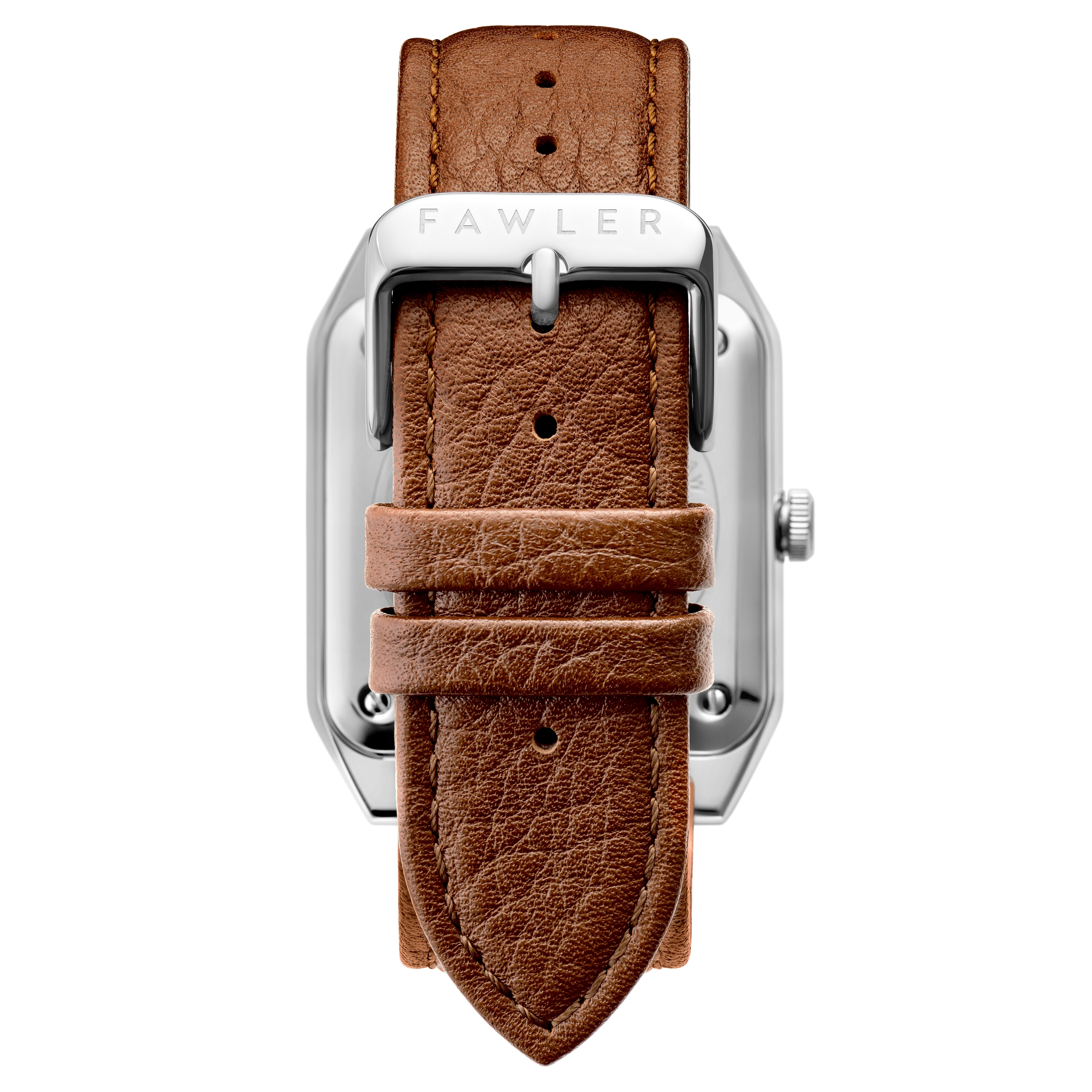 Clyde | Square Silver-Tone and Blue Watch - 5