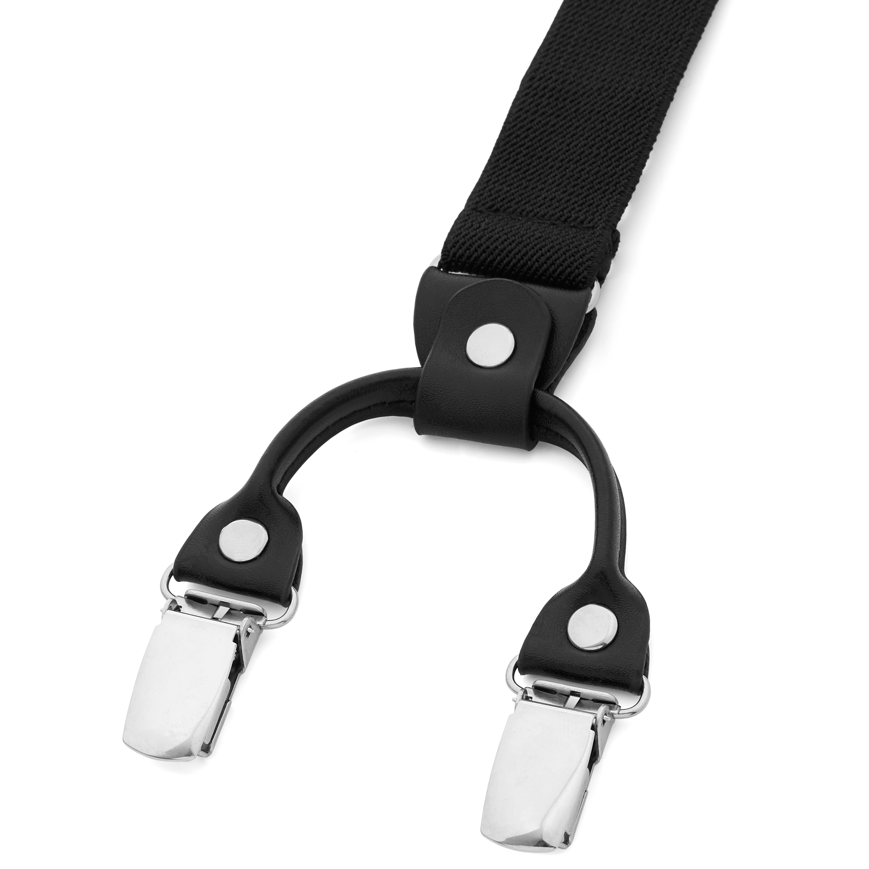 Bretelles noires étroites à pinces - XL - 3