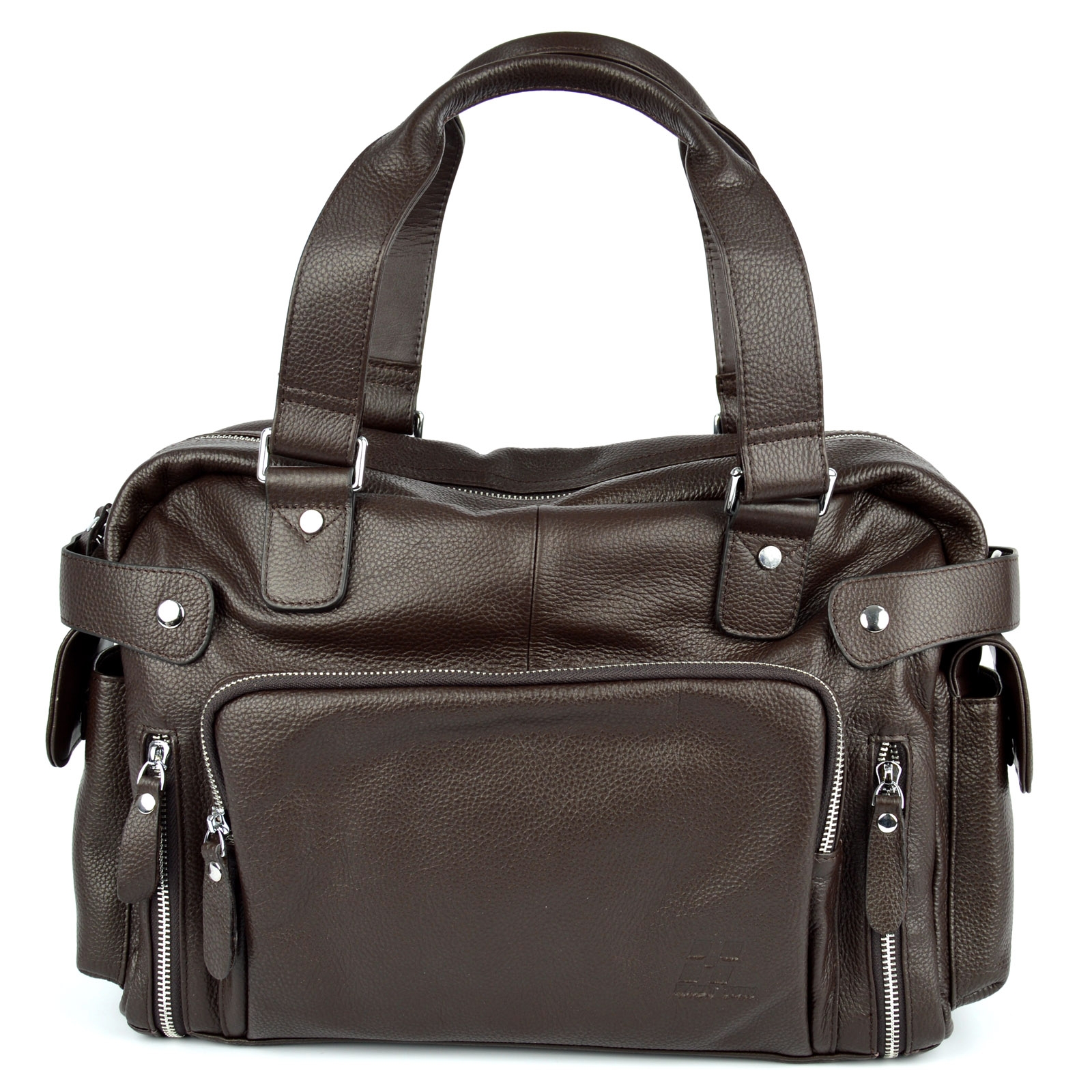 Exklusive braune VT Ledertasche - 4