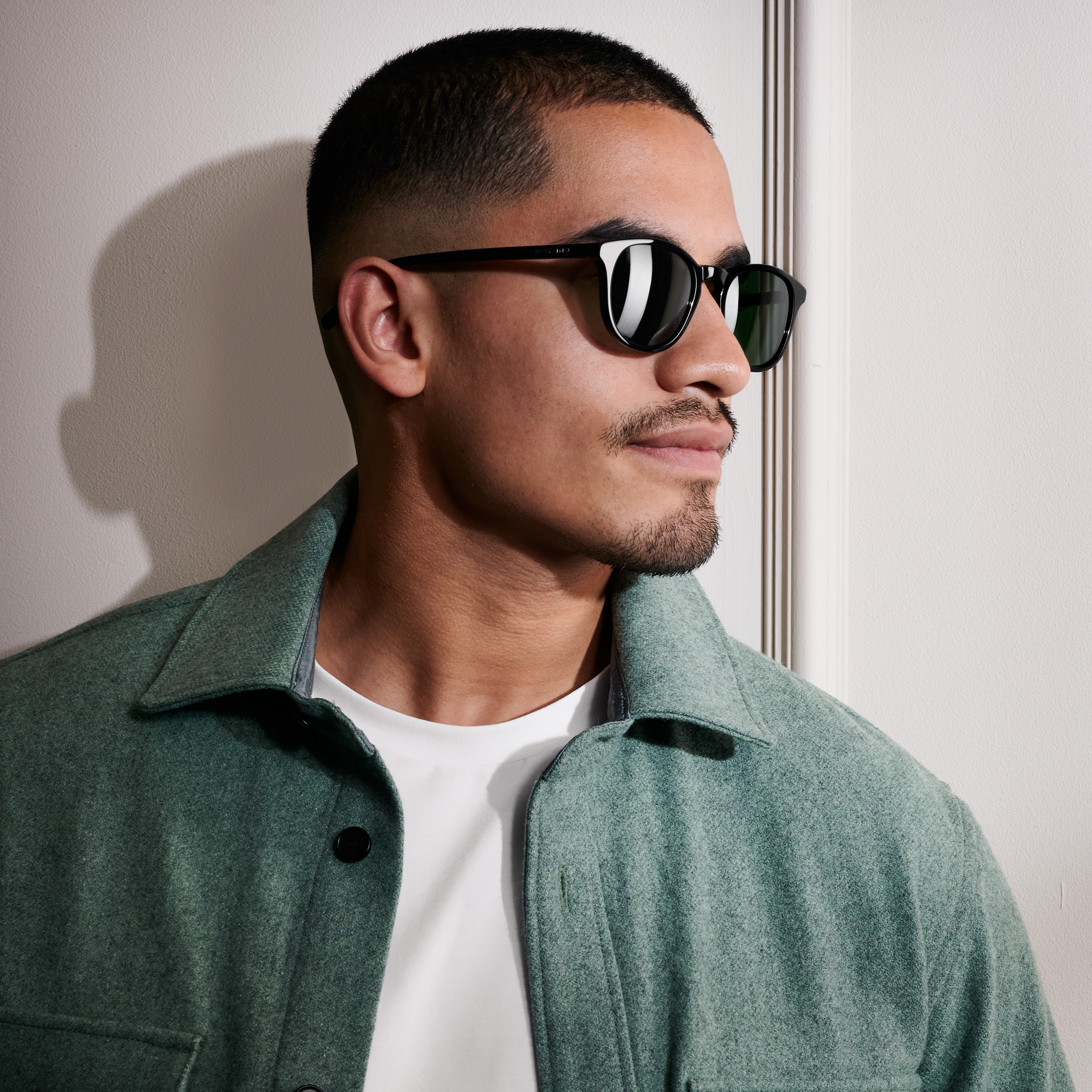 Óculos de Sol Polarizados Pretos e Verdes Warrick Thea  - 2