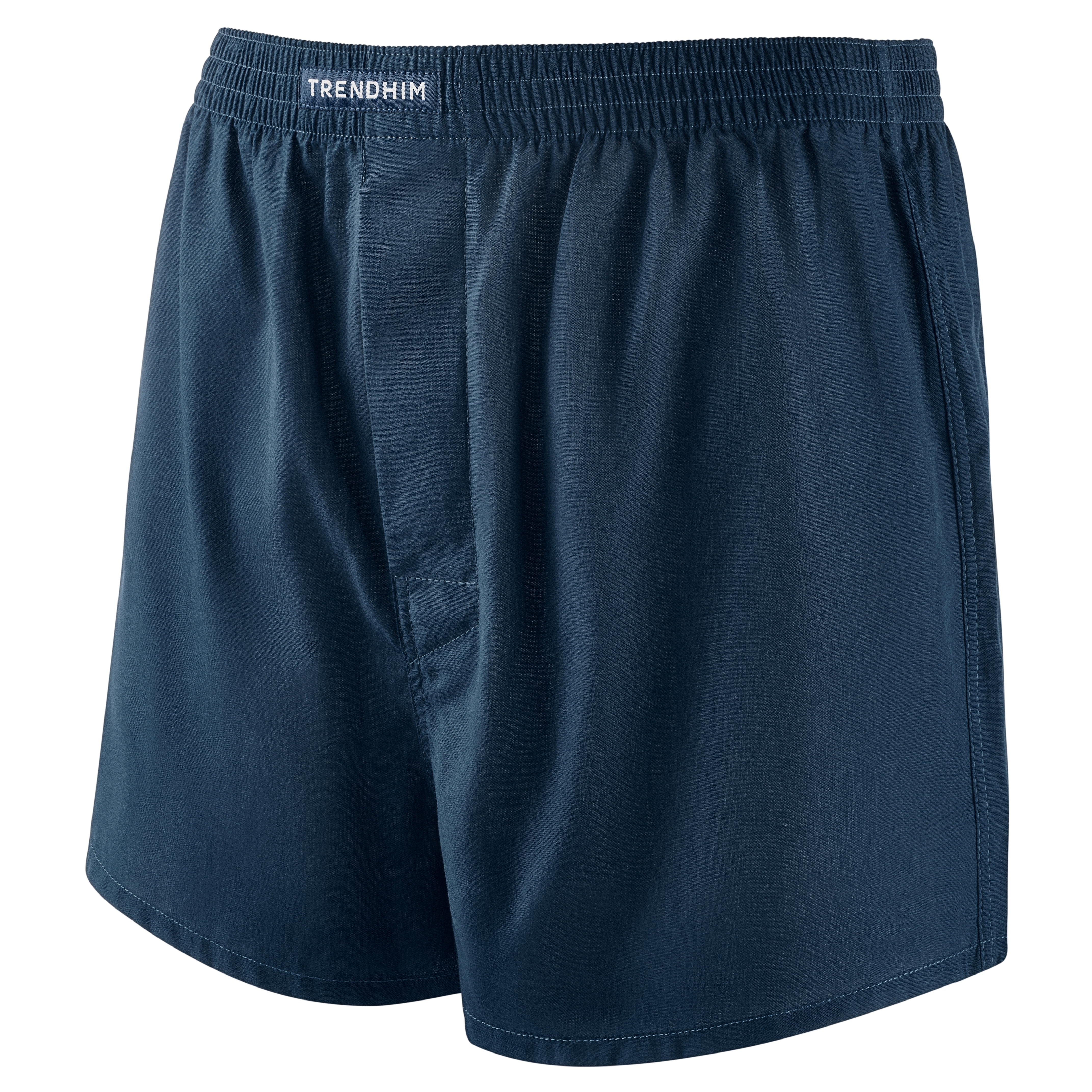 AirFeel | Donkerblauwe loszittende katoenen boxershort met ingewerkte tailleband - 2