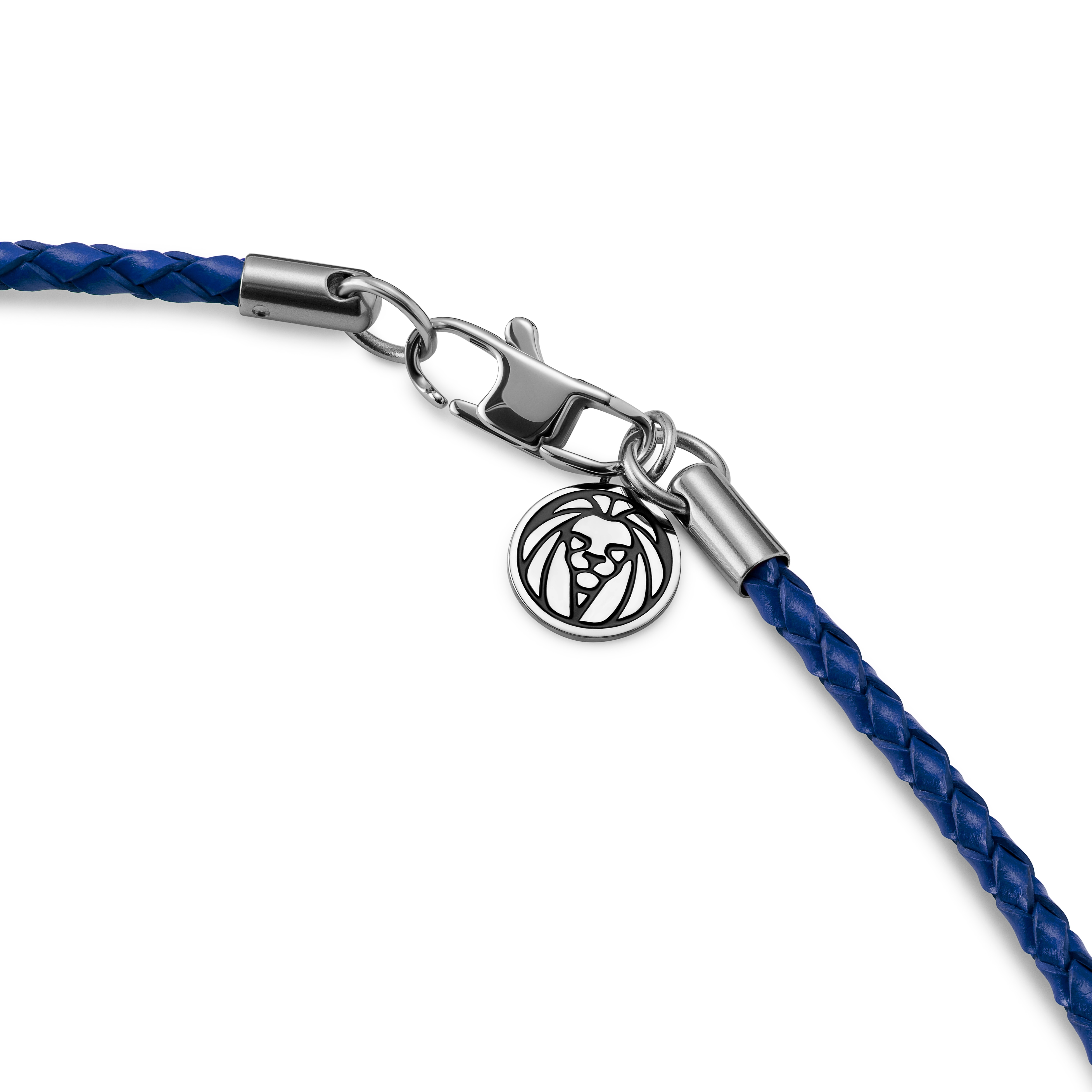 Tenvis | 3 mm Blue Leather Necklace - 5
