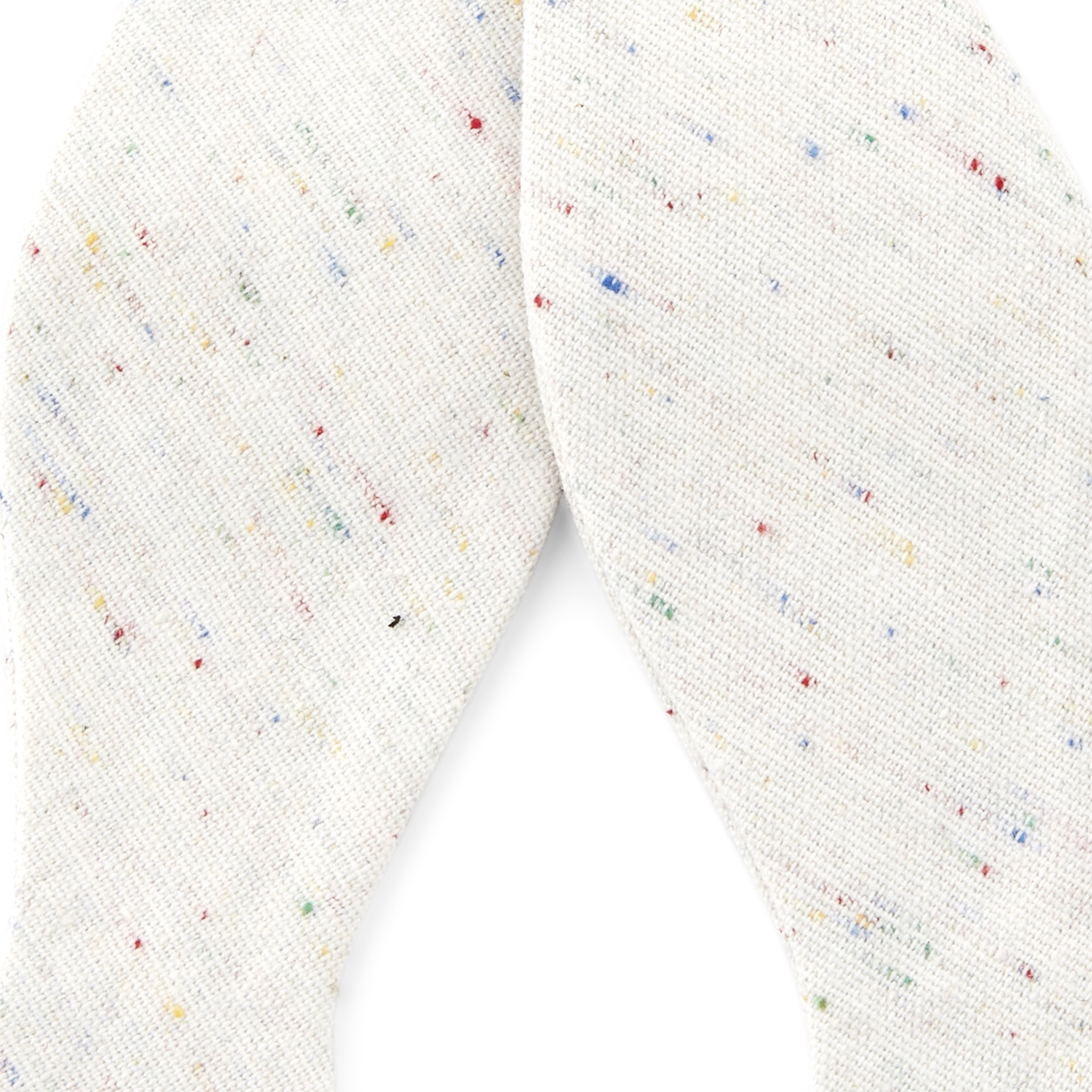 Papion self-tie alb din in  - 2