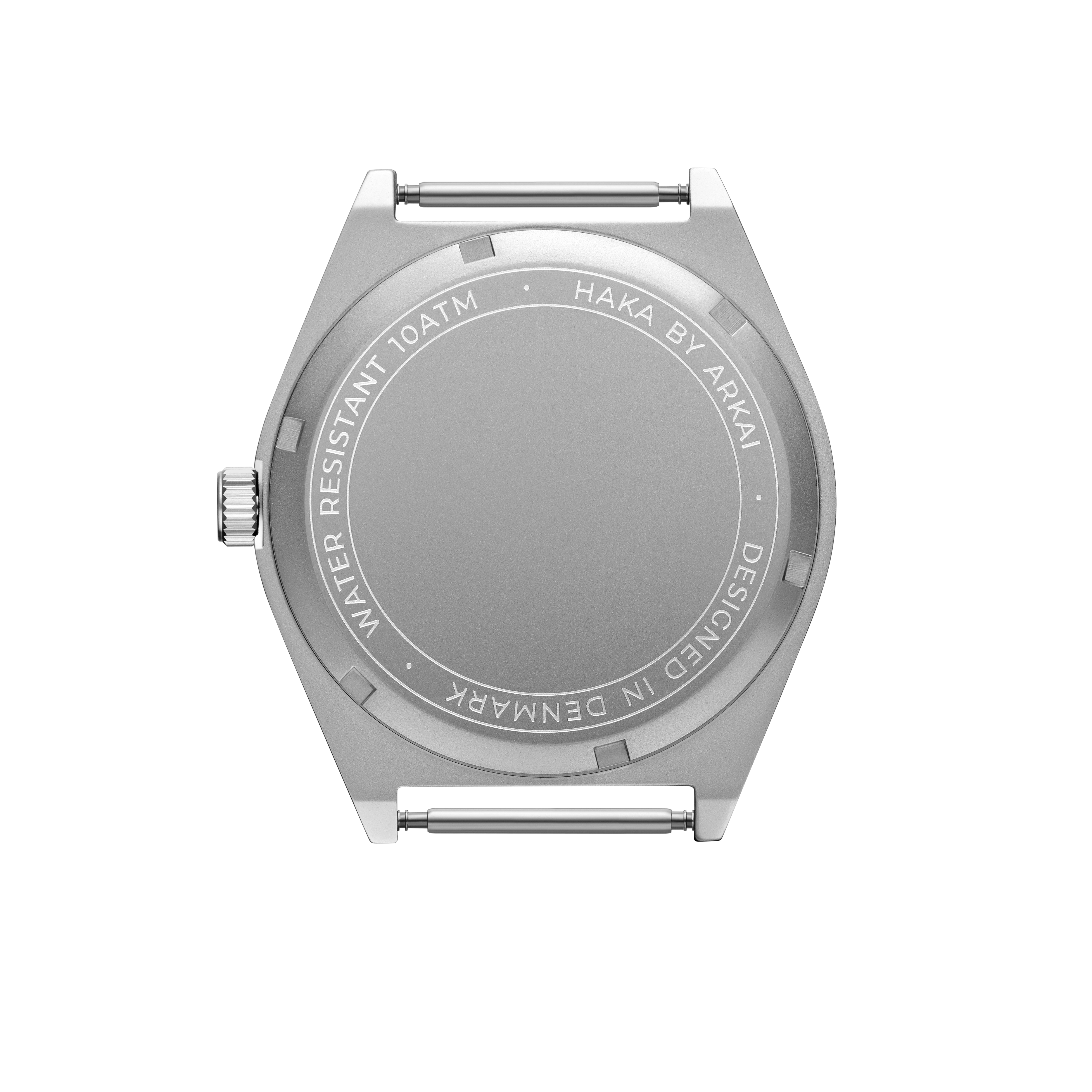 Haka | Orologio semplice in color argento e nero - 4