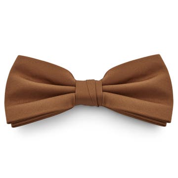 Light Brown Basic Pre-Tied Bow Tie
