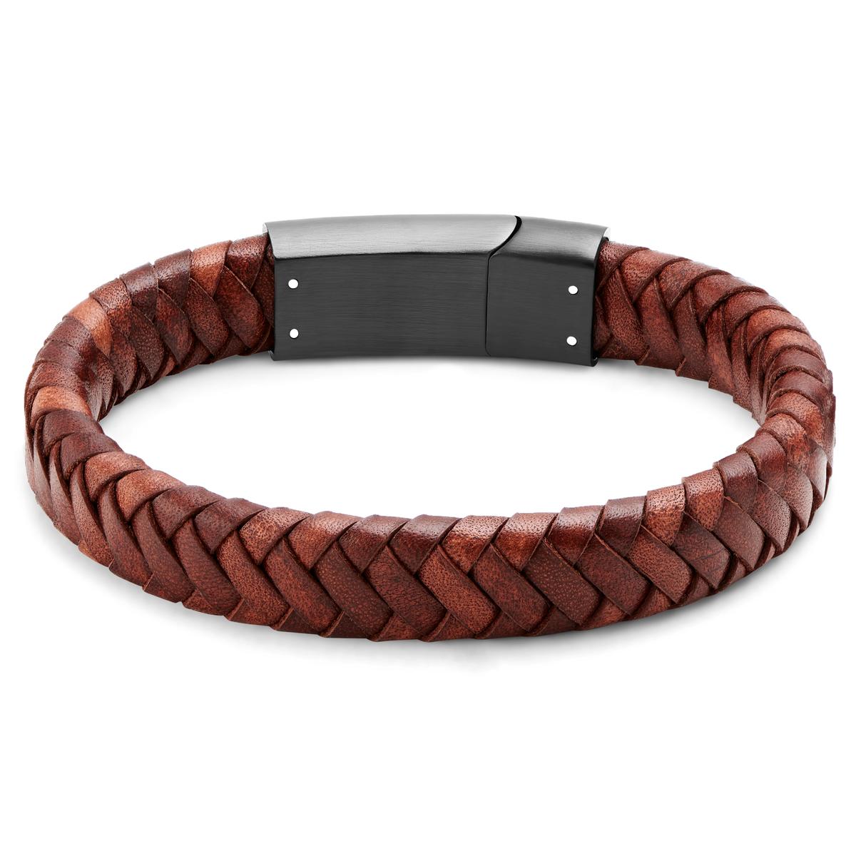 Bracciale Uomo – Pelle Intrecciata Nera con Croce – Colore a Scelta | Paris Fashion Shops Bracciale Uomo – Pelle Intrecciata Nera con Croce – Colore a Scelta | Paris Fashion Shops