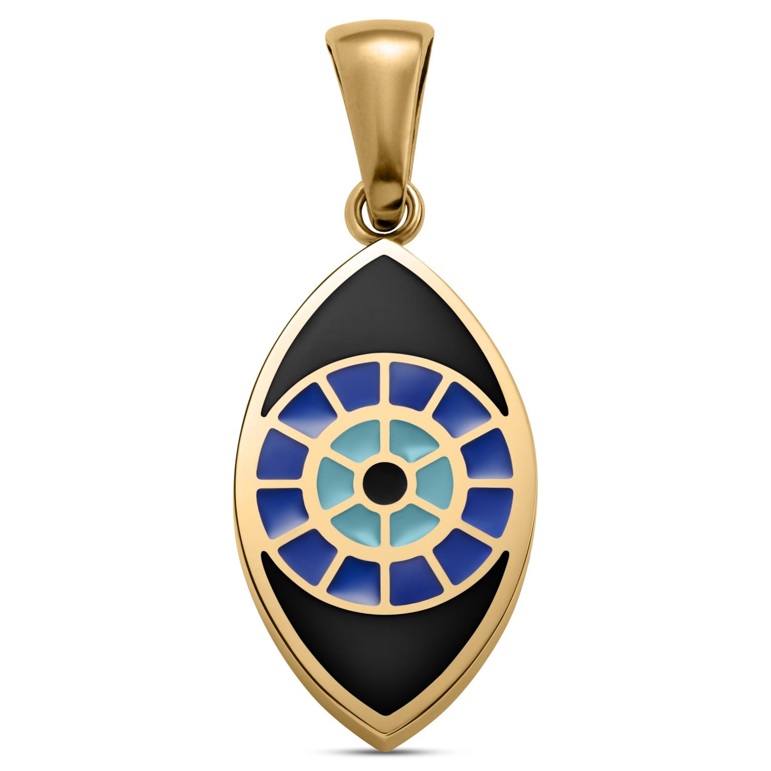 Evil Eye | Pendentif doré Evil Eye | Pendentif doré