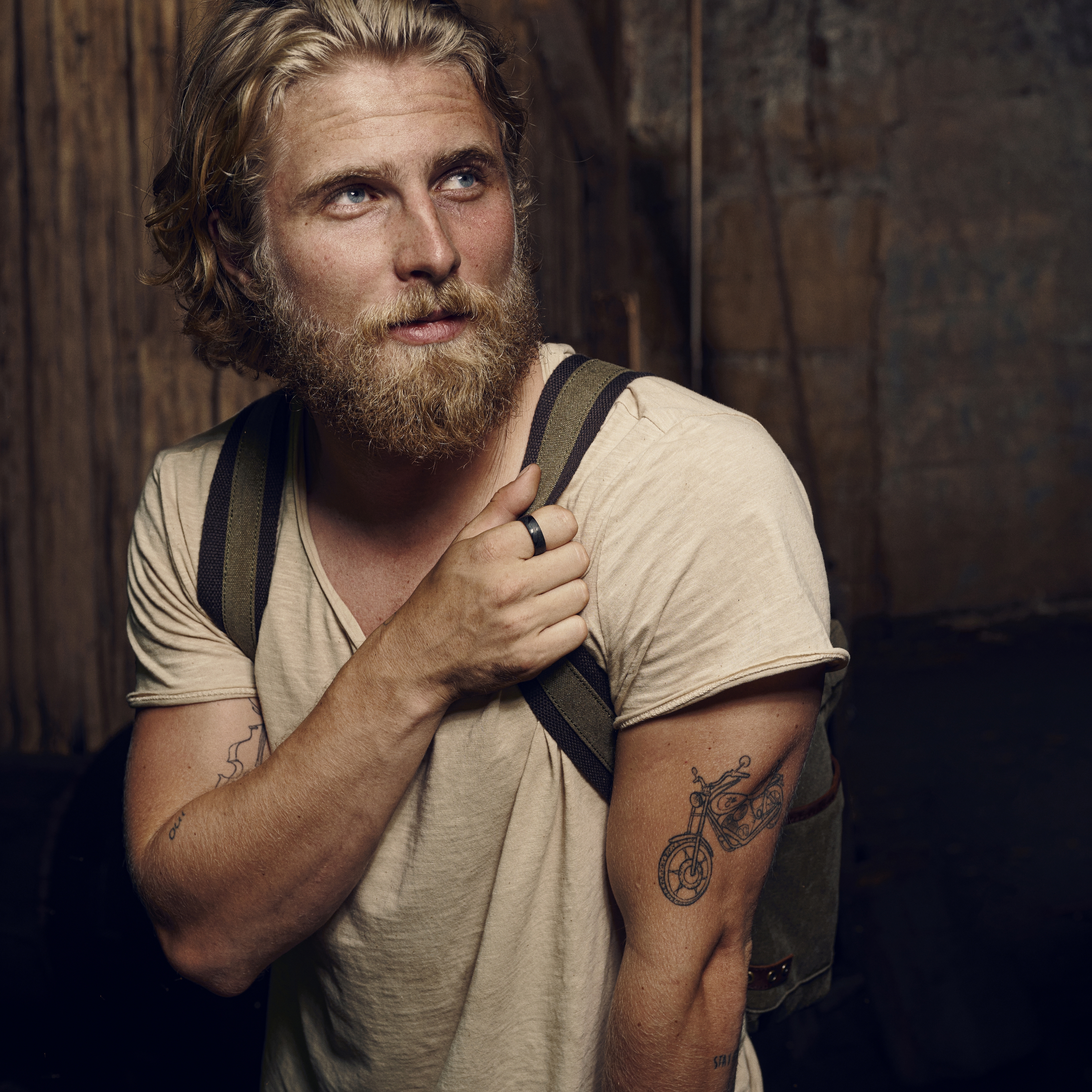 Fortis | 7 mm Sort Damaskusstål Court Ring - 5