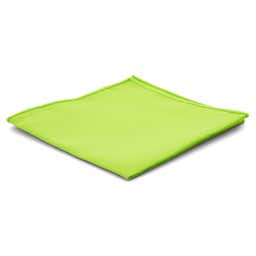 Basic Lime Green Pocket Square