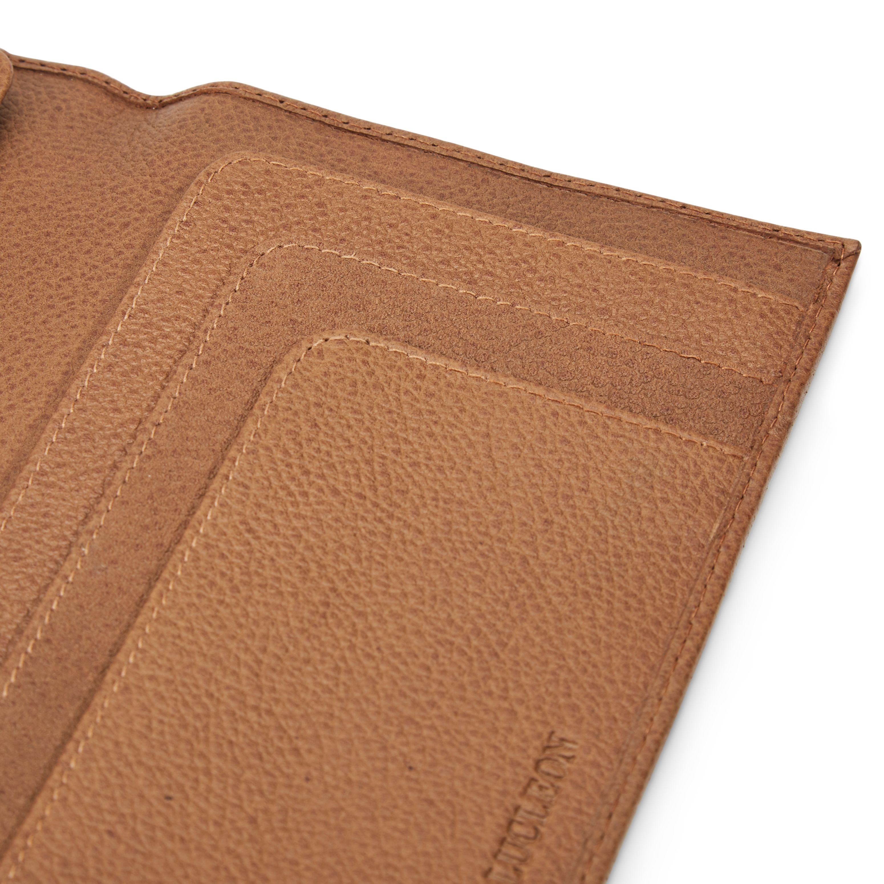 Cartera de viaje de cuero marrón con bloqueo RFID Lowe - 3