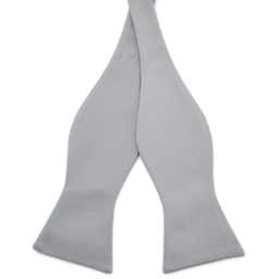 Light Grey Basic Self-Tie Bow Tie
