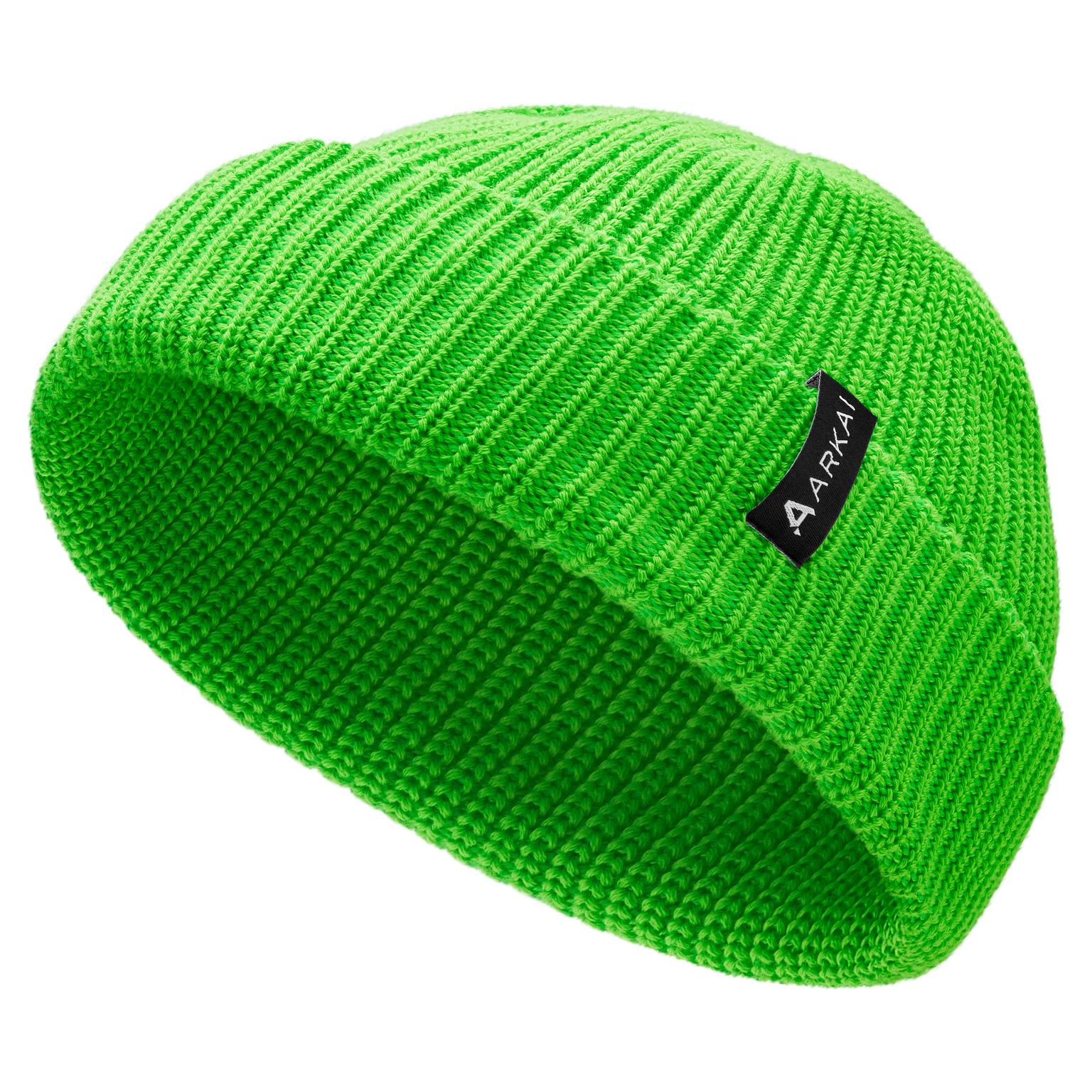 Nordic | Căciulă beanie Fisherman din poliester verde Nordic | Căciulă beanie Fisherman din poliester verde