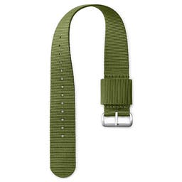 Ryka | Bracelet de montre en nylon vert kaki 22 mm