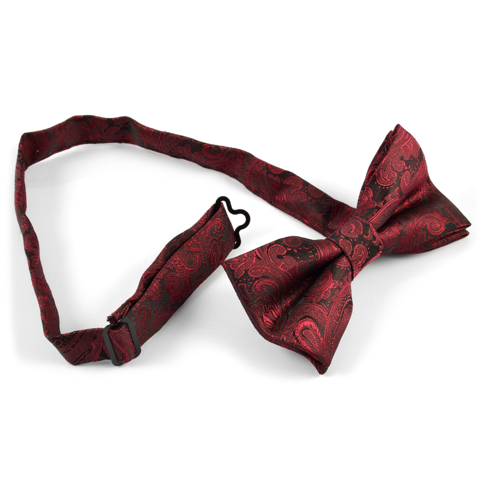 Bordeaux Pattern Pre-Tied Bow Tie - 2