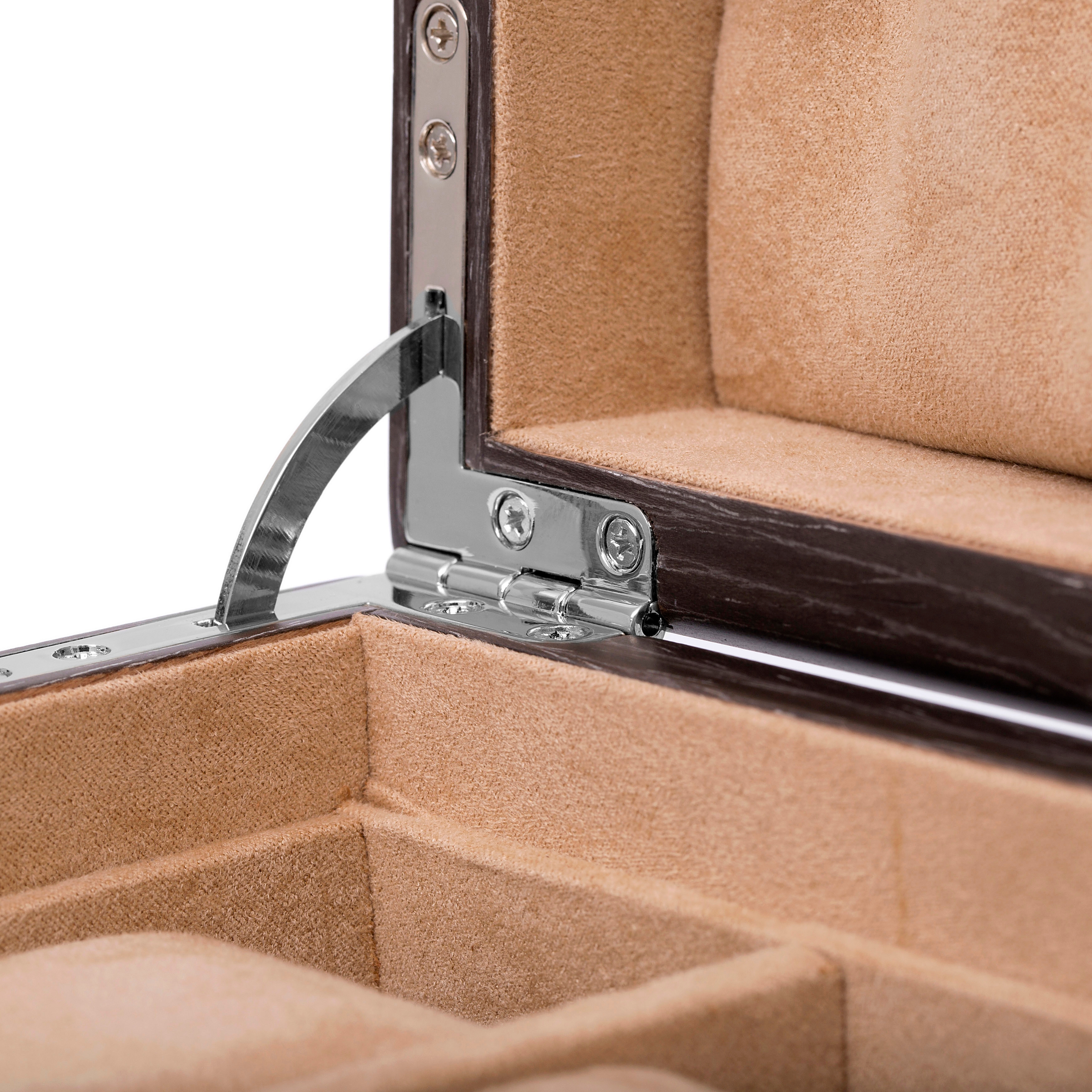 Graue Nussbaumholz Uhrenbox Für 10 Uhren - 5