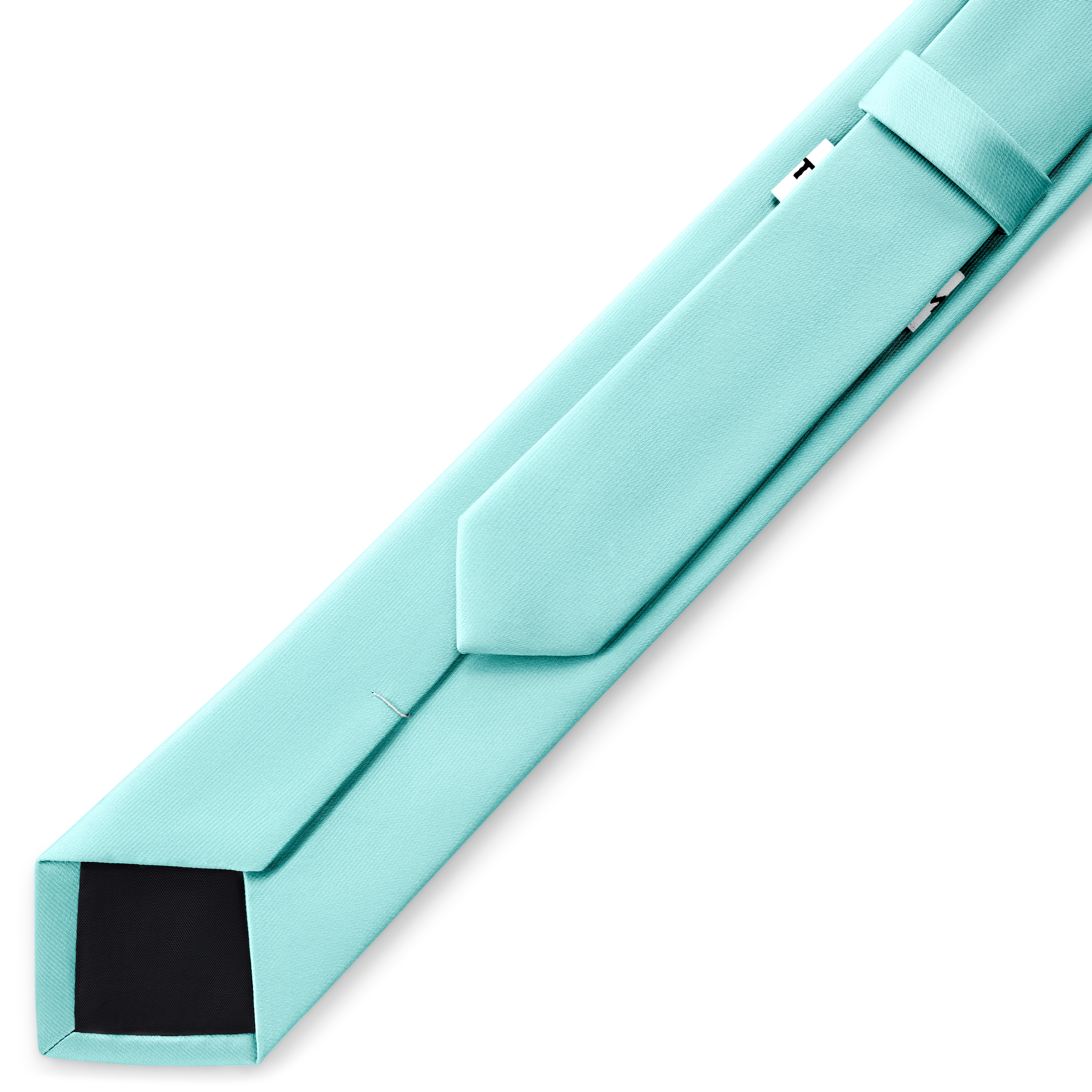 Babyblauwe Smalle Satijnen Stropdas van 6 cm - 3