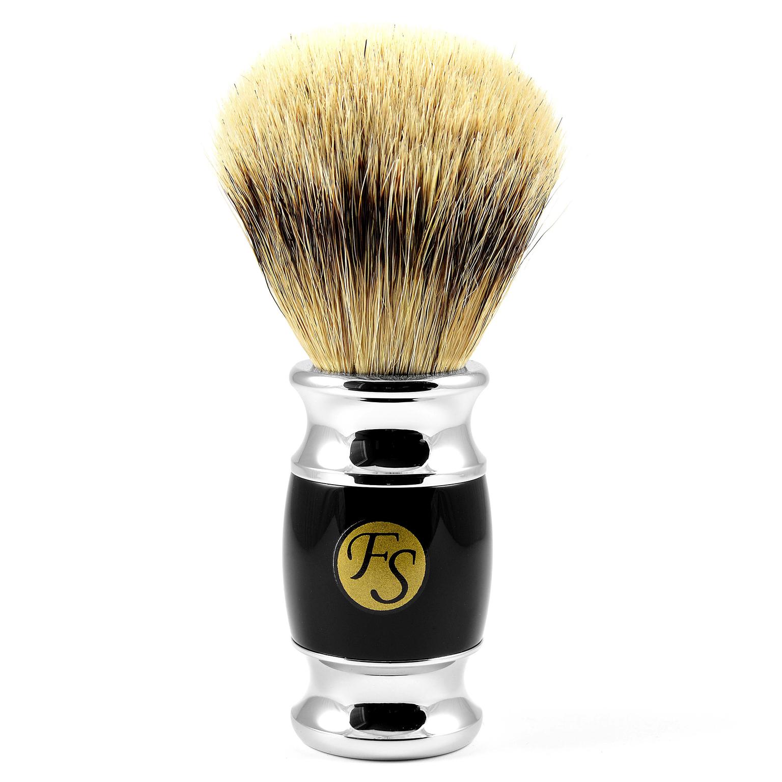 Rakborste Blank Svart Modena Silvertip Rakborste Blank Svart Modena Silvertip