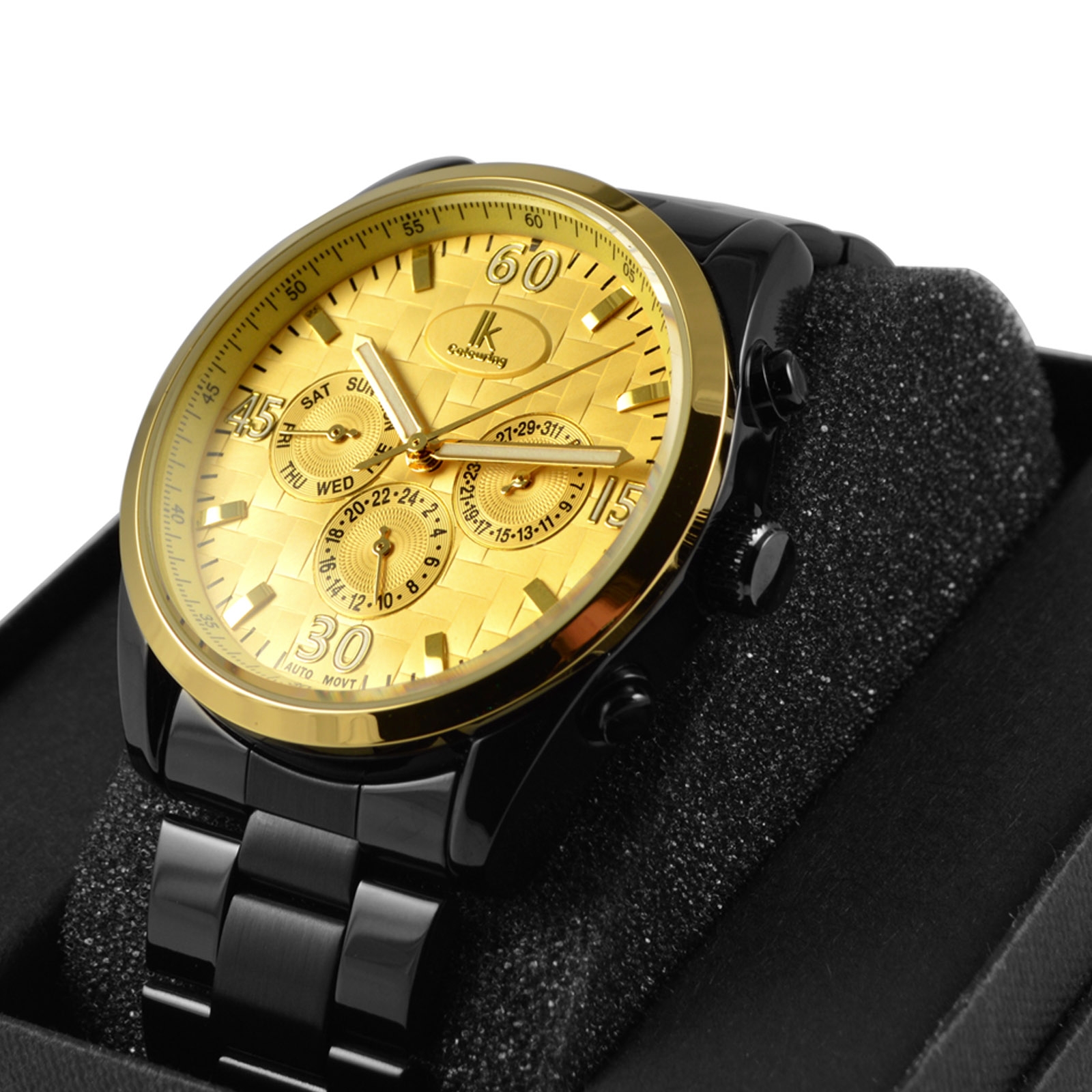 Goud & Zwart Mechanisch Horloge - 2
