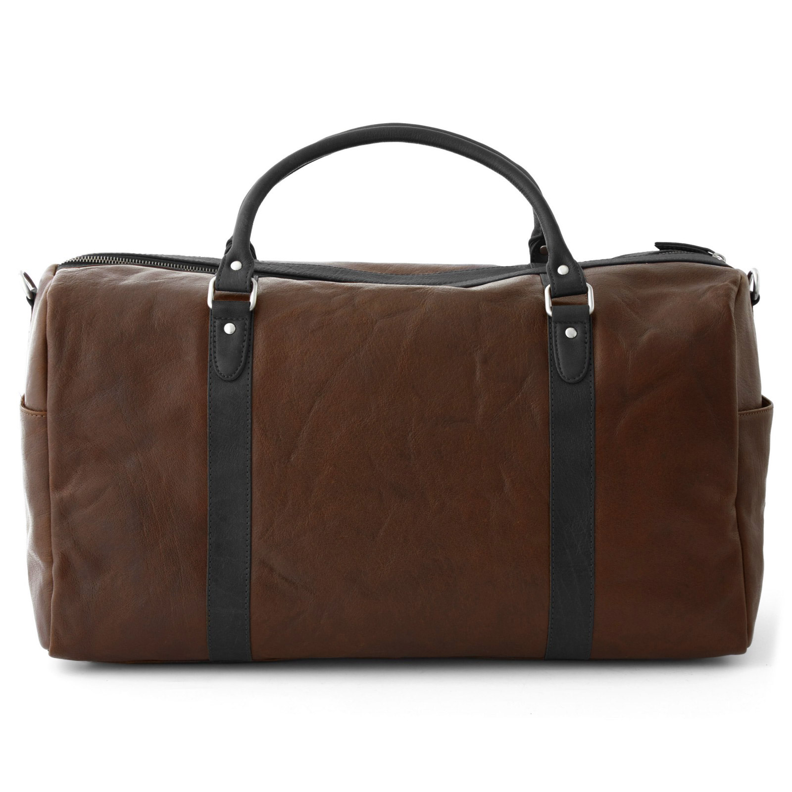 Brown & Black California Duffel Bag - 2