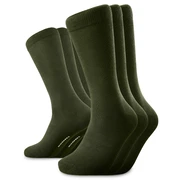 TrueFeel | 3-Pack Olive Green Bamboo Crew Socks TrueFeel | 3-Pack Olive Green Bamboo Crew Socks