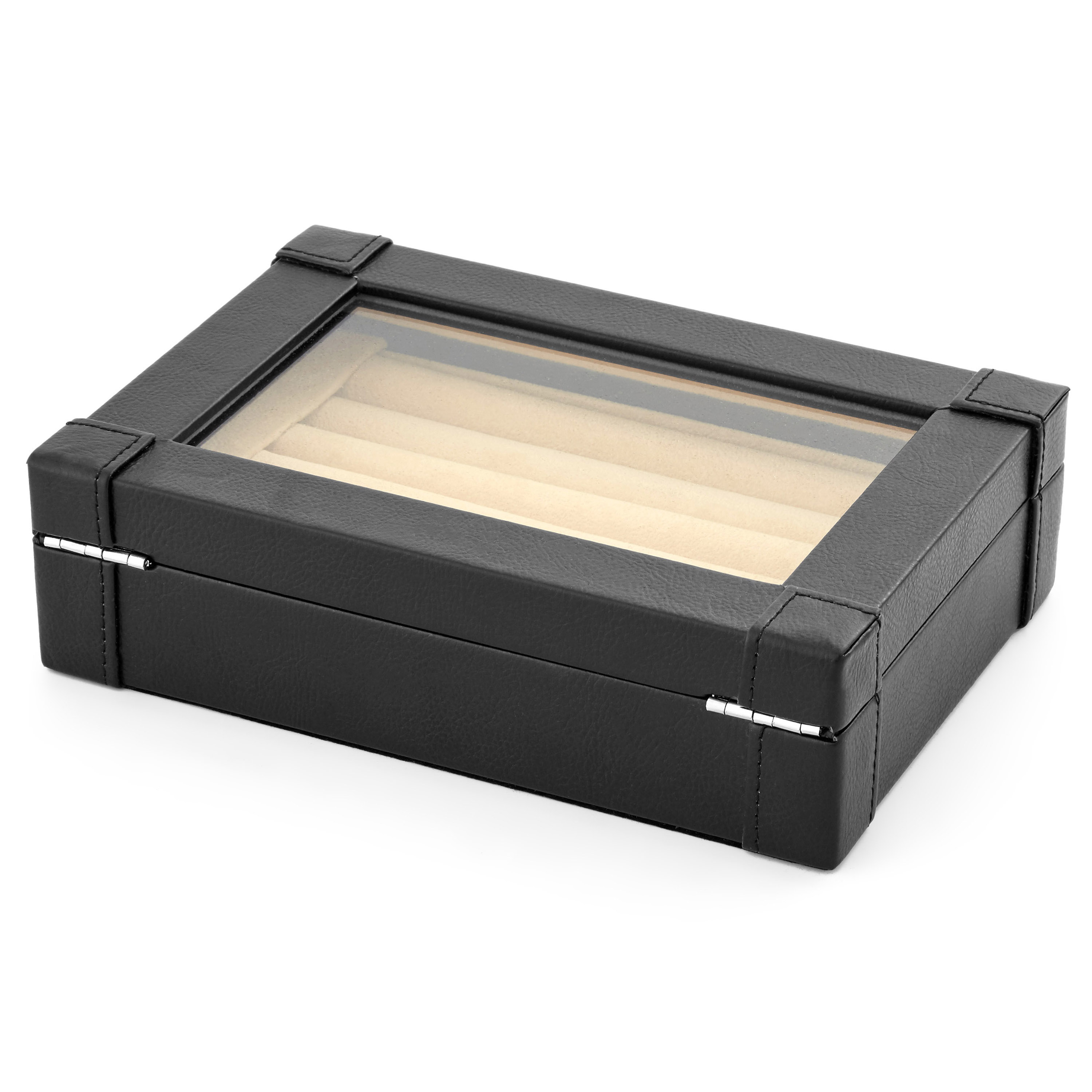 Caja para gemelos moderna y negra  - 6