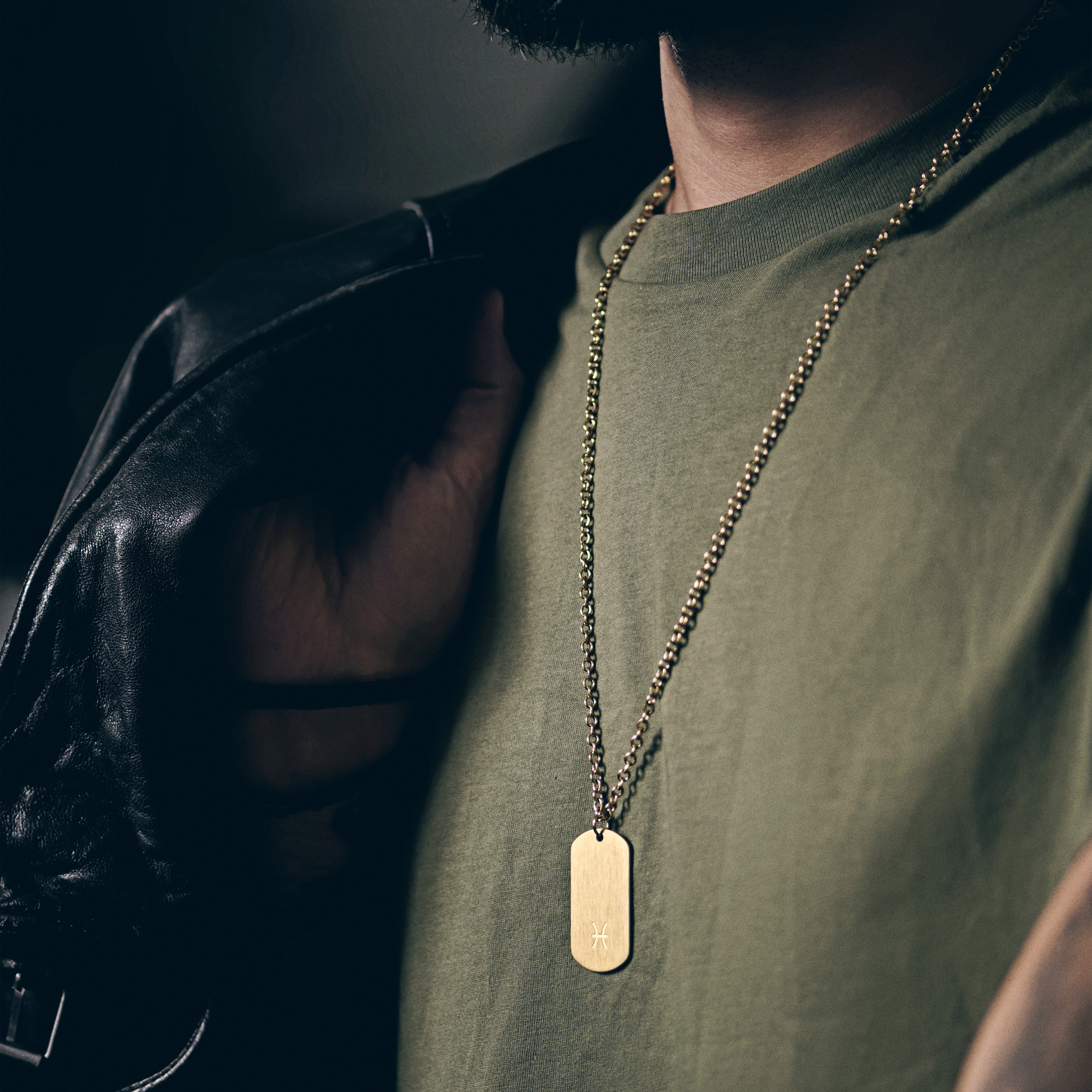 Pisces Zodiac Gold-Tone Steel Necklace  - 4